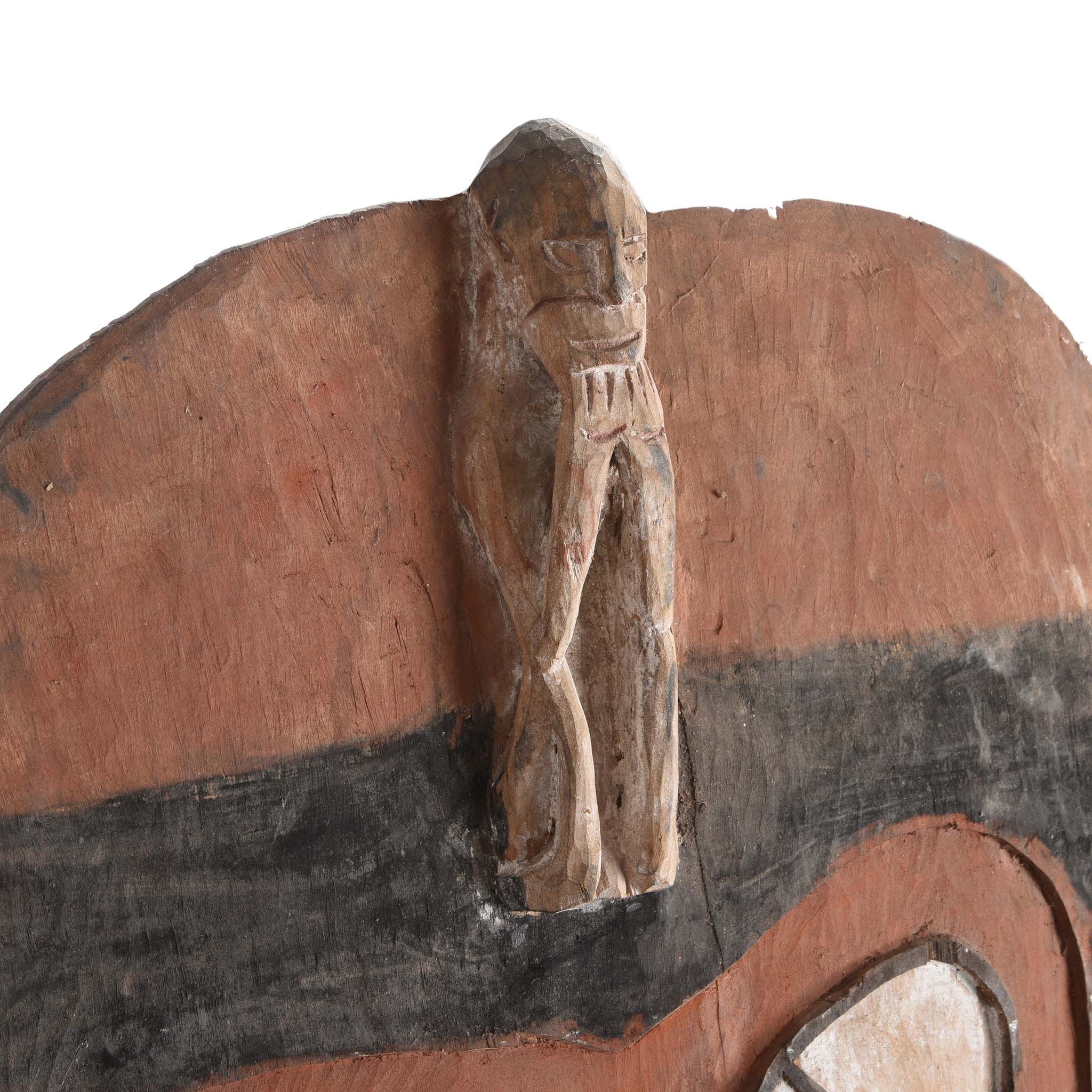 Asmat Ceremonial Shield from New Guinea - Ca 85 yrs old - Image 4