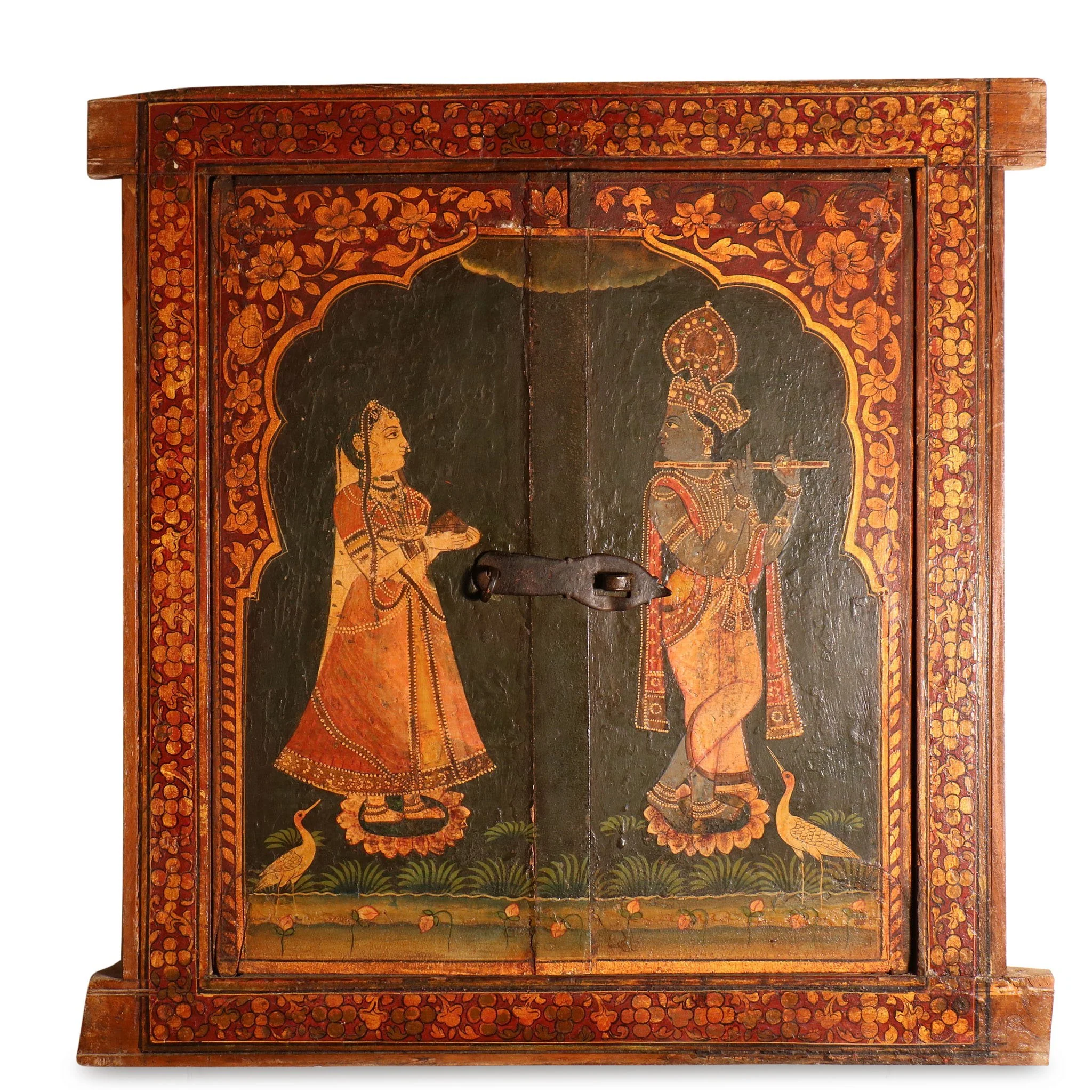 Painted Window from Bikaner, Rajasthan - 19thC