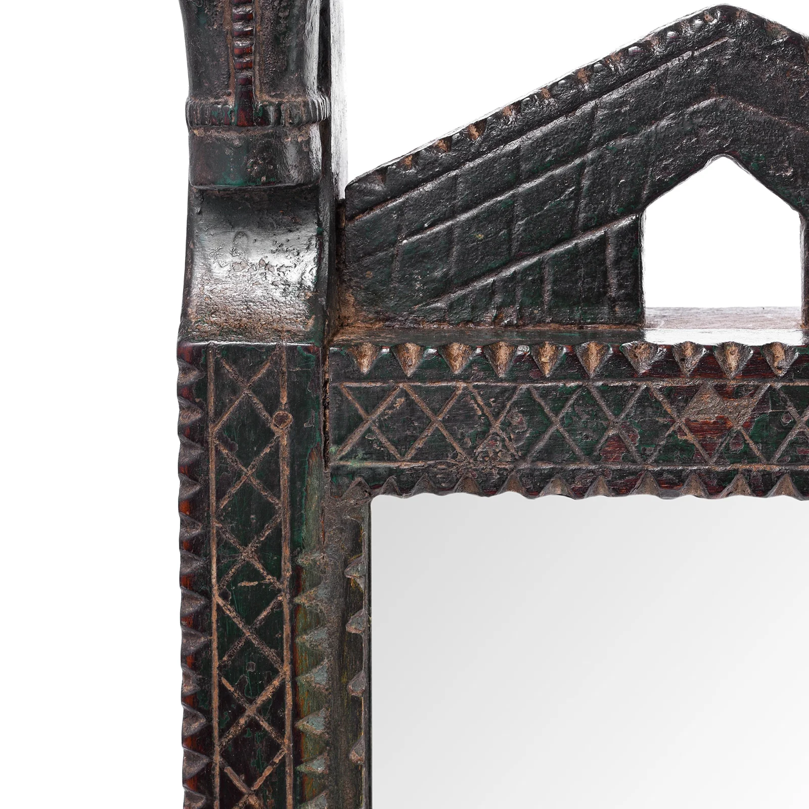 Carved Mirror From The Banswara Tribal Region - 19th Century - Image 5