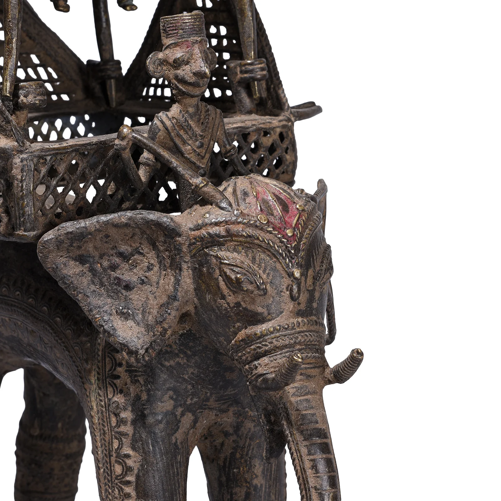 Bastar Brass Elephant From Chhattisgarh - 19th Century - Image 7