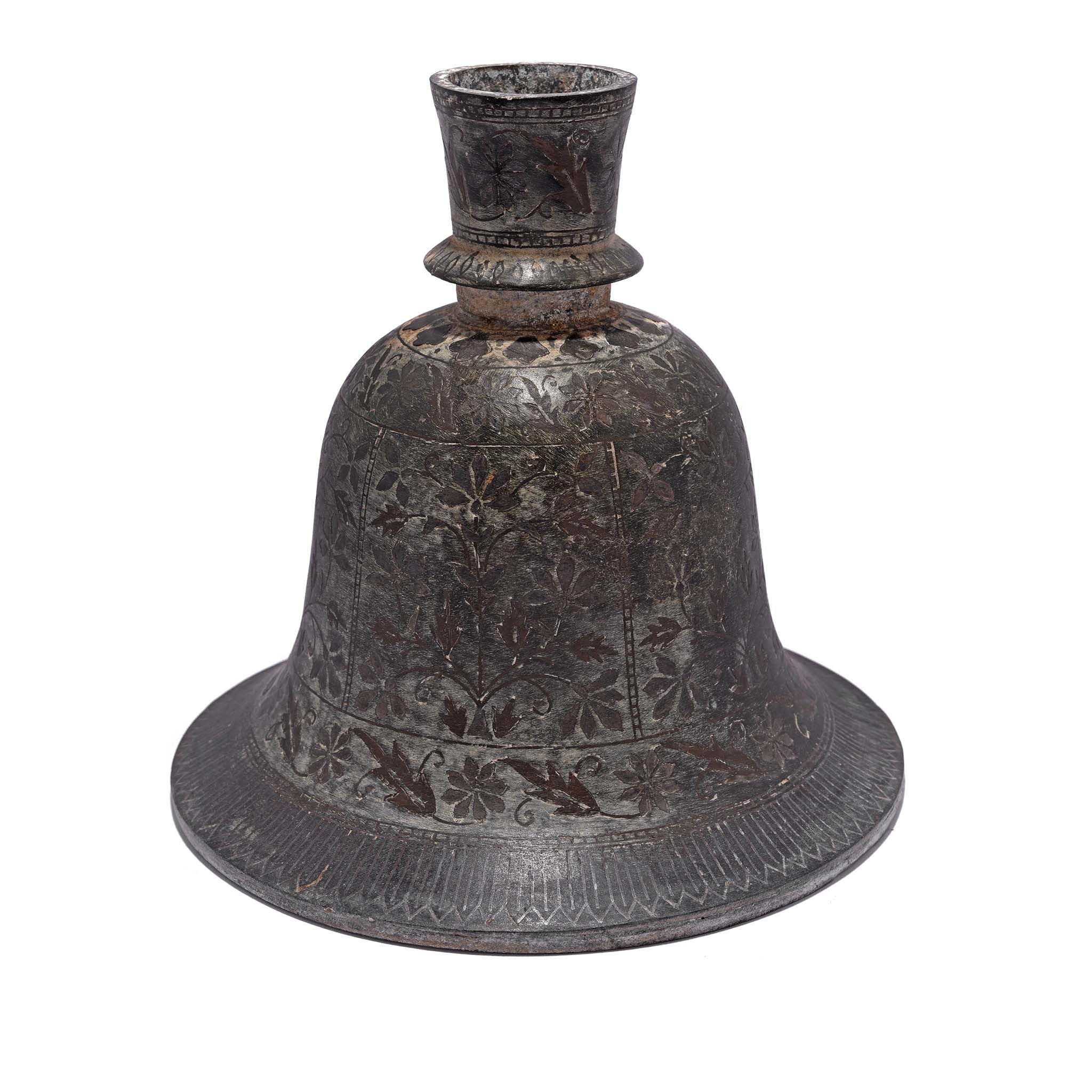 Bidriware Hookah Base from India - 19th Century - Image 2