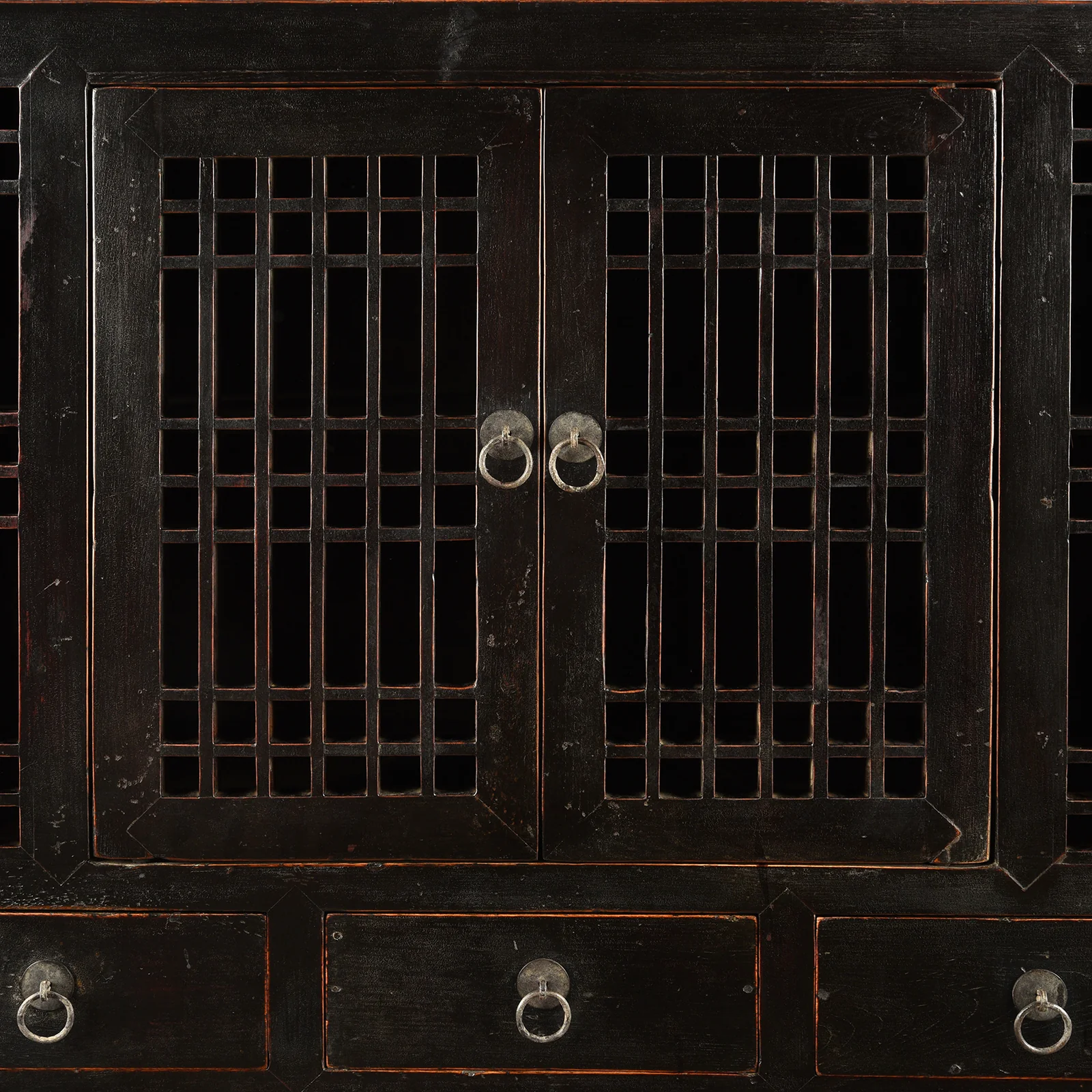 Black Lacquer Kitchen Cabinet From Tianjin - 19th Century - Image 3