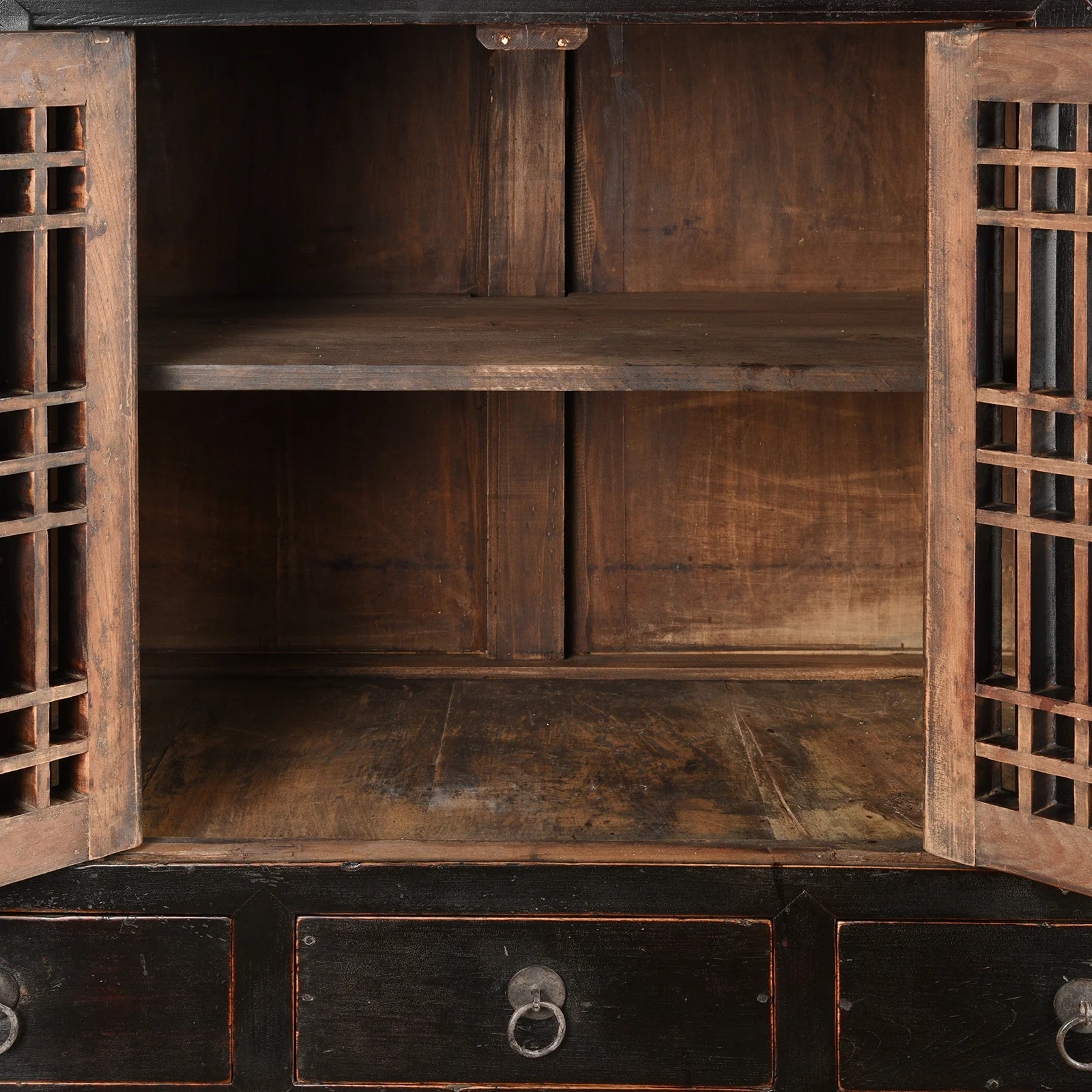 Black Lacquer Kitchen Cabinet From Tianjin - 19th Century - Image 5
