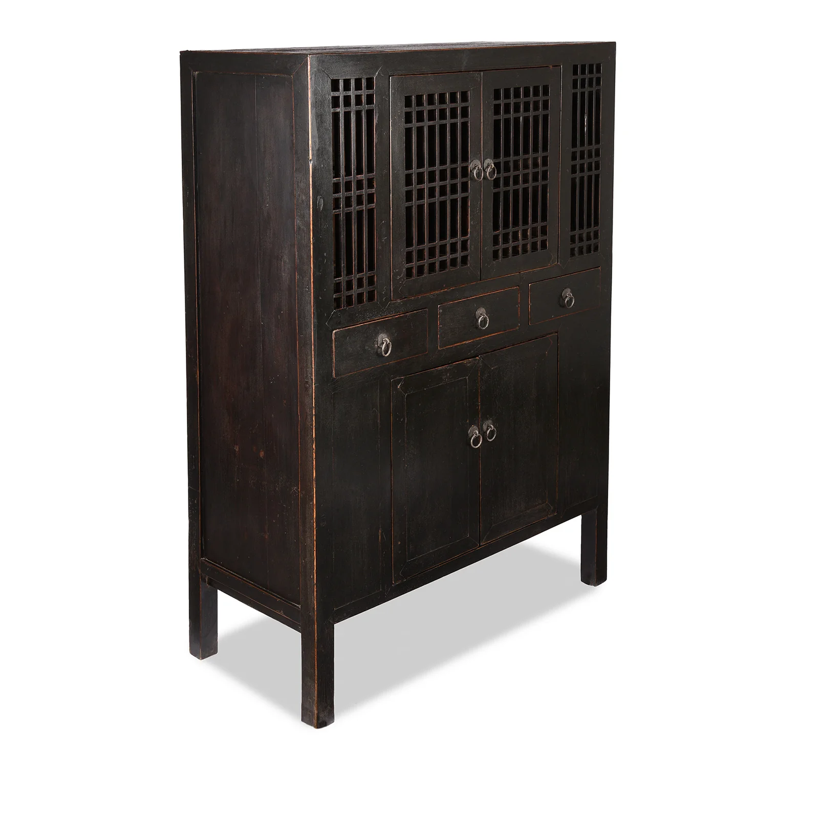 Black Lacquer Kitchen Cabinet From Tianjin - 19th Century - Image 6
