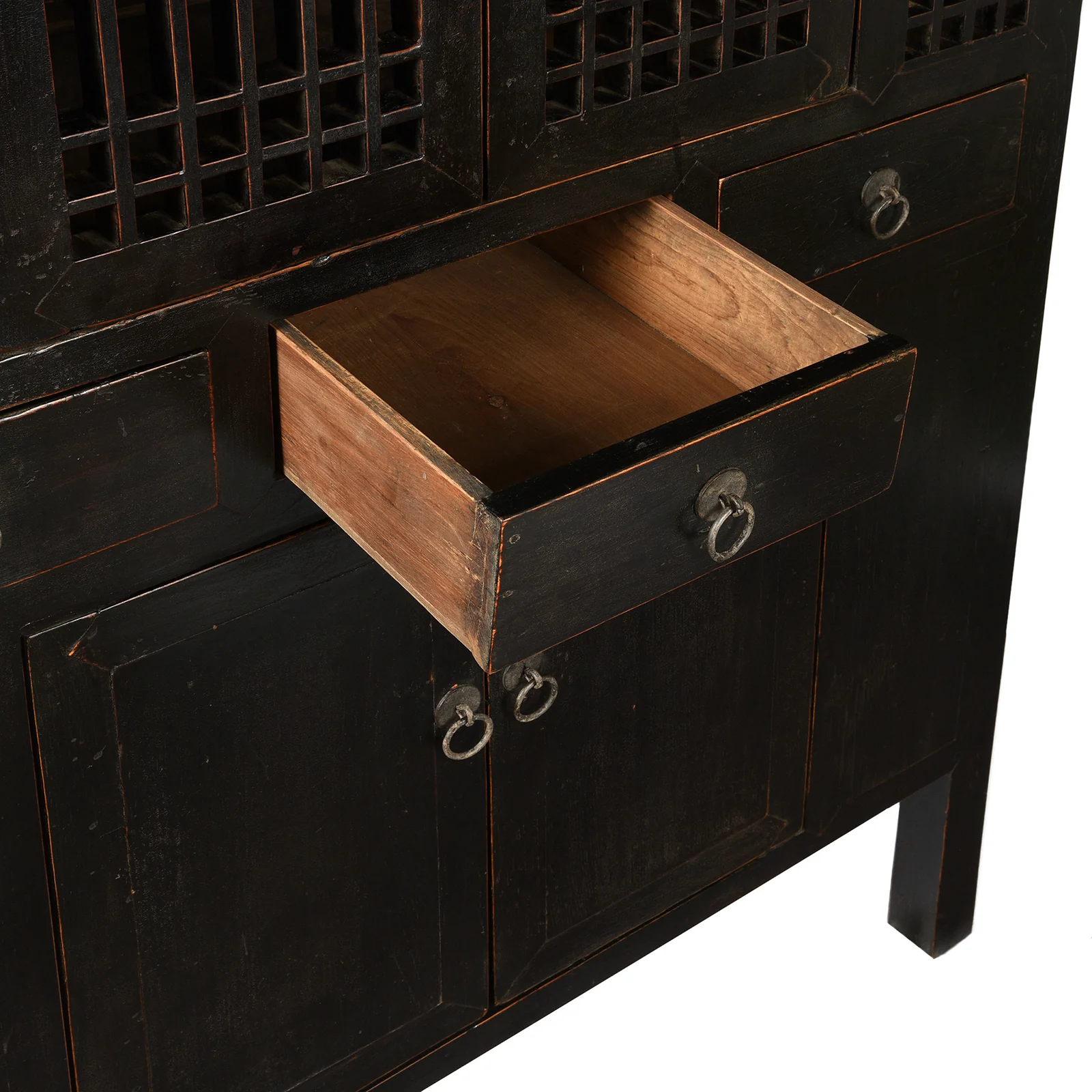 Black Lacquer Kitchen Cabinet From Tianjin - 19th Century - Image 8