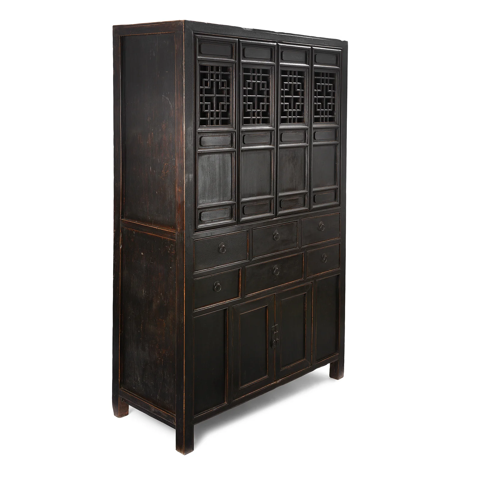 Black Lacquer Kitchen Cabinet From Tianjin - 19th Century - Image 4