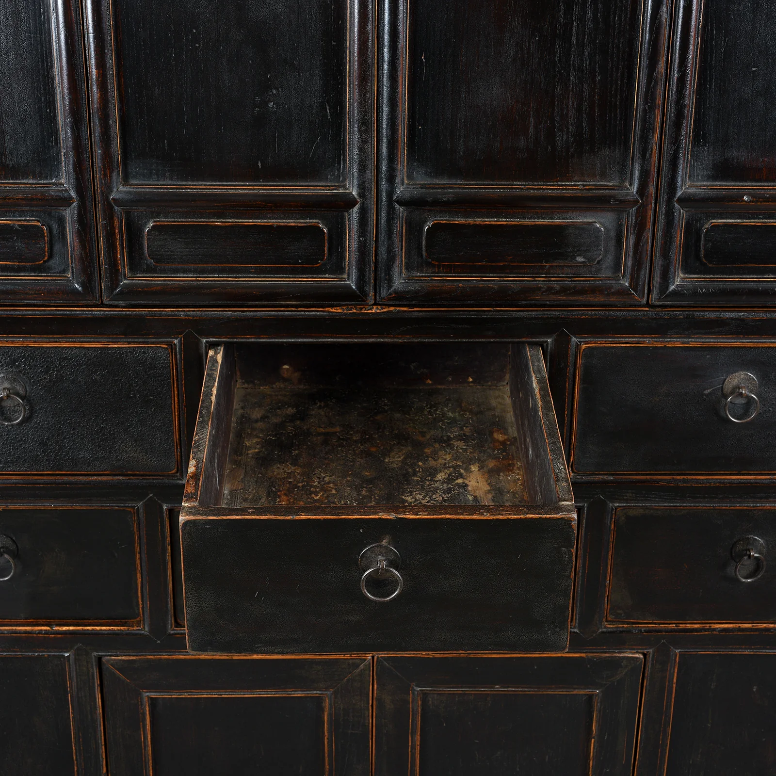 Black Lacquer Kitchen Cabinet From Tianjin - 19th Century - Image 6