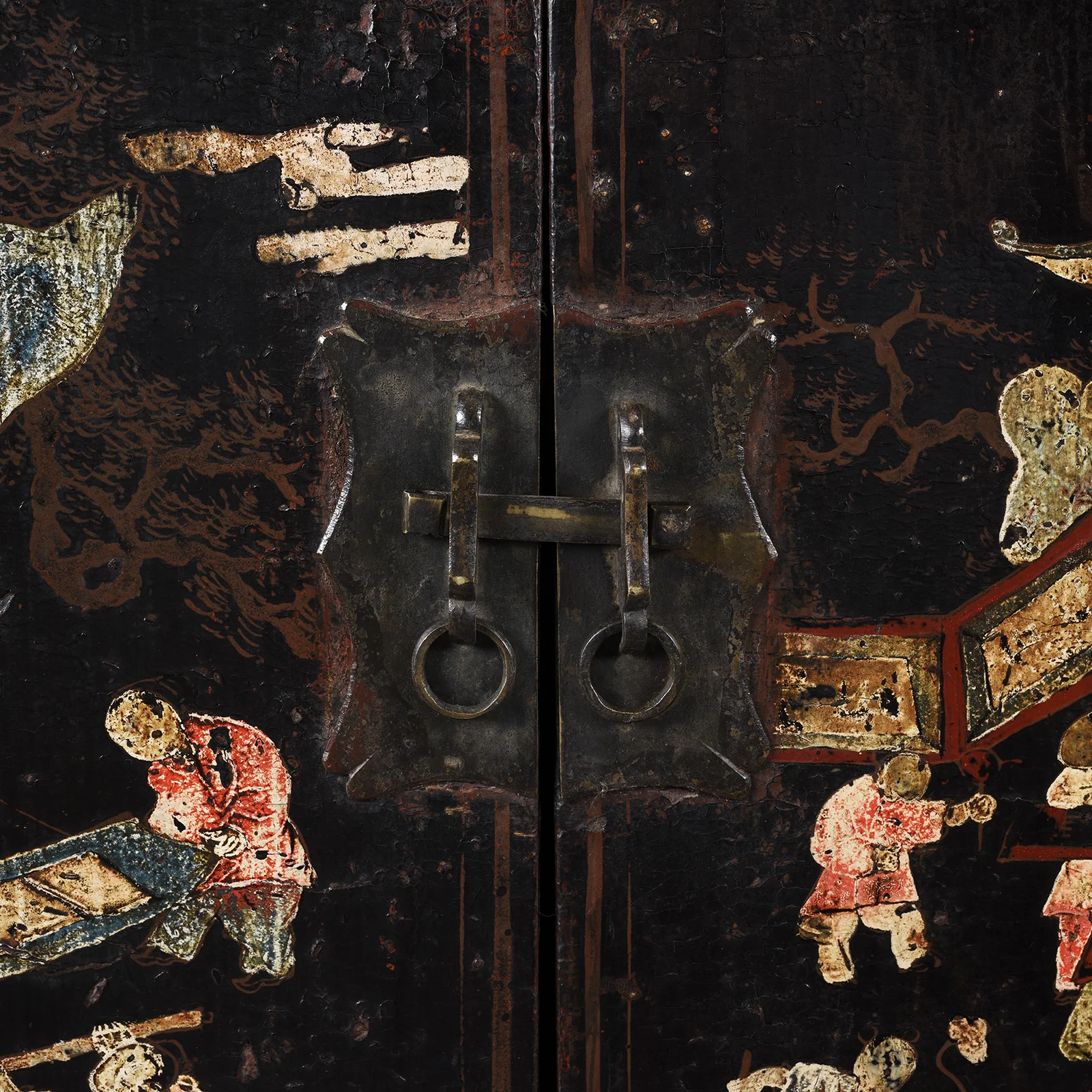 Black Lacquer Sideboard From Shanxi - 18th Century - Image 10