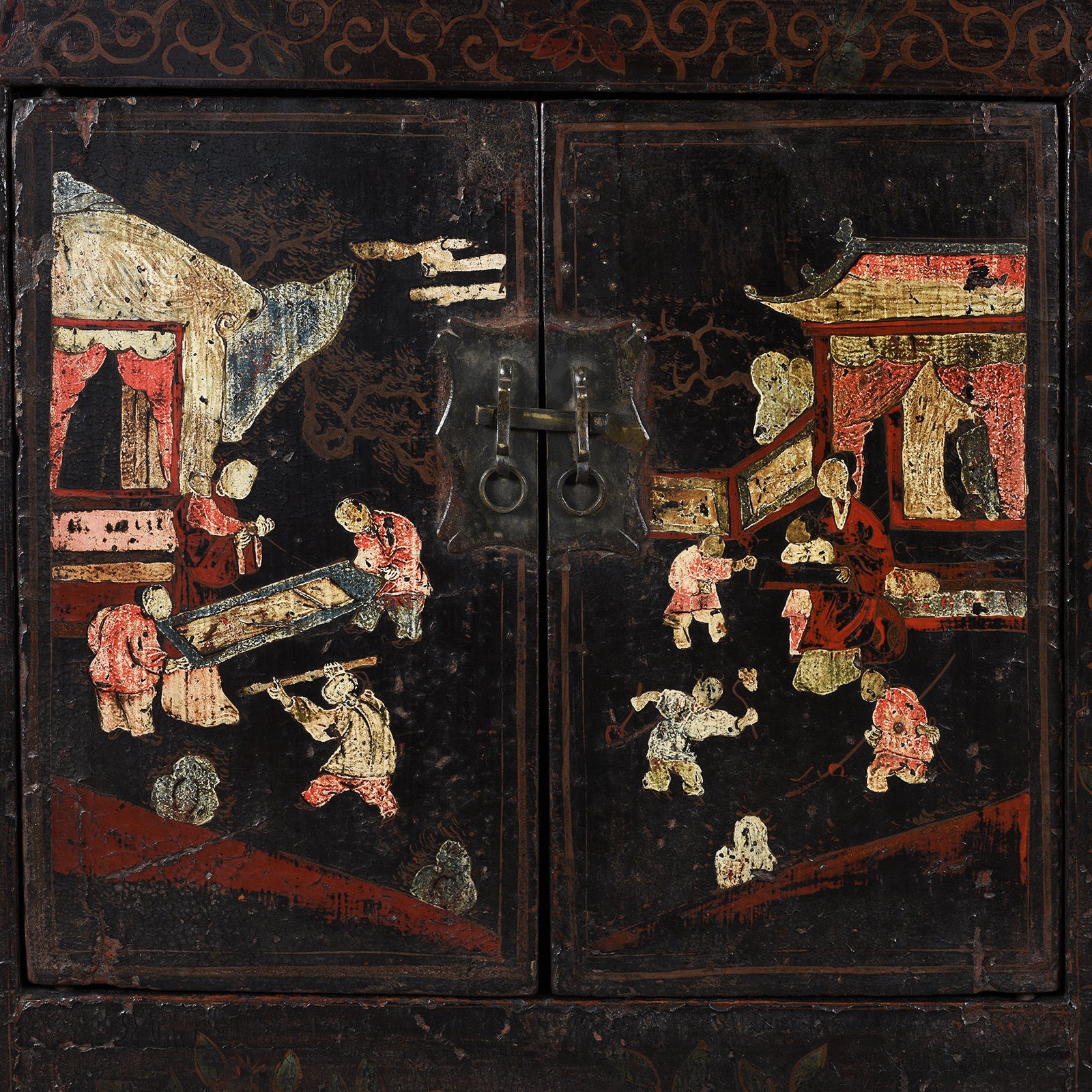 Black Lacquer Sideboard From Shanxi - 18th Century - Image 3