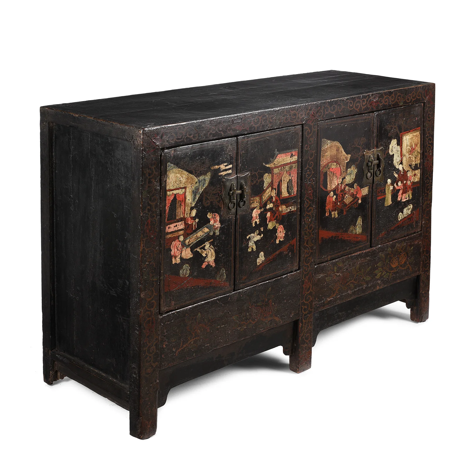 Black Lacquer Sideboard From Shanxi - 18th Century - Image 4