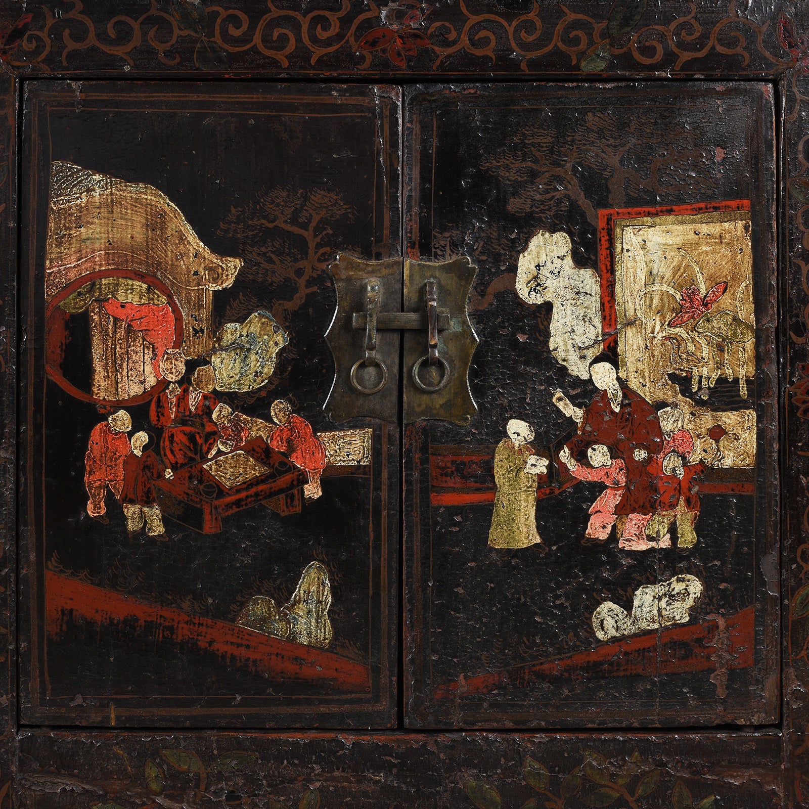 Black Lacquer Sideboard From Shanxi - 18th Century - Image 7