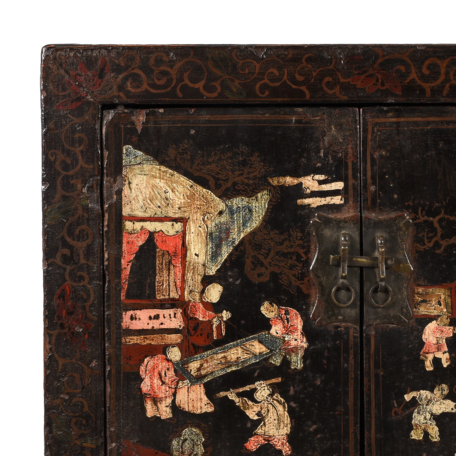 Black Lacquer Sideboard From Shanxi - 18th Century - Image 8