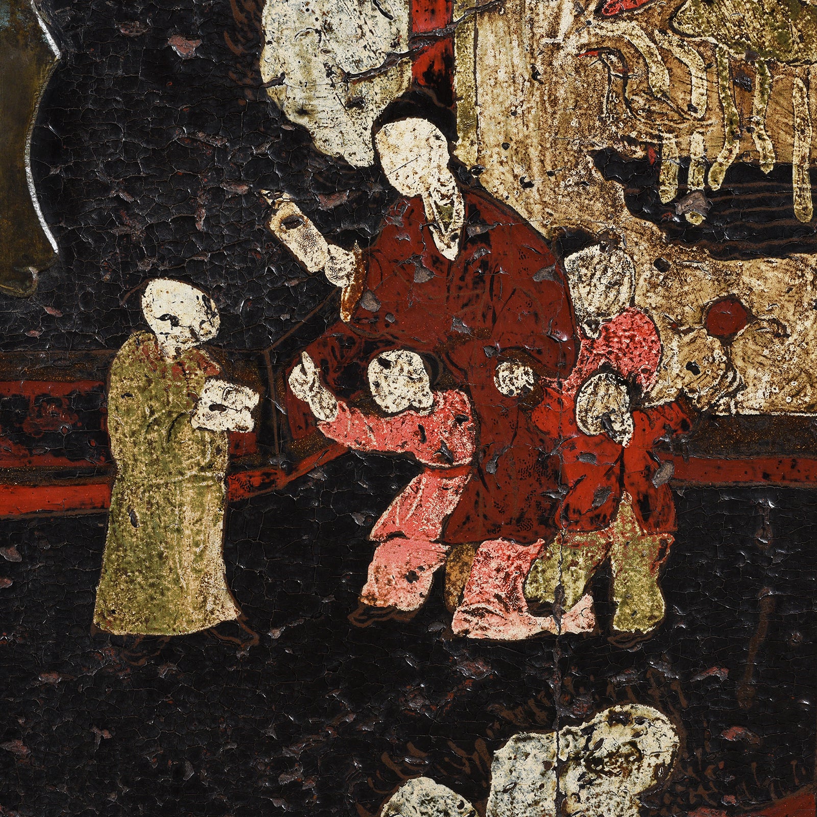 Black Lacquer Sideboard From Shanxi - 18th Century - Image 9