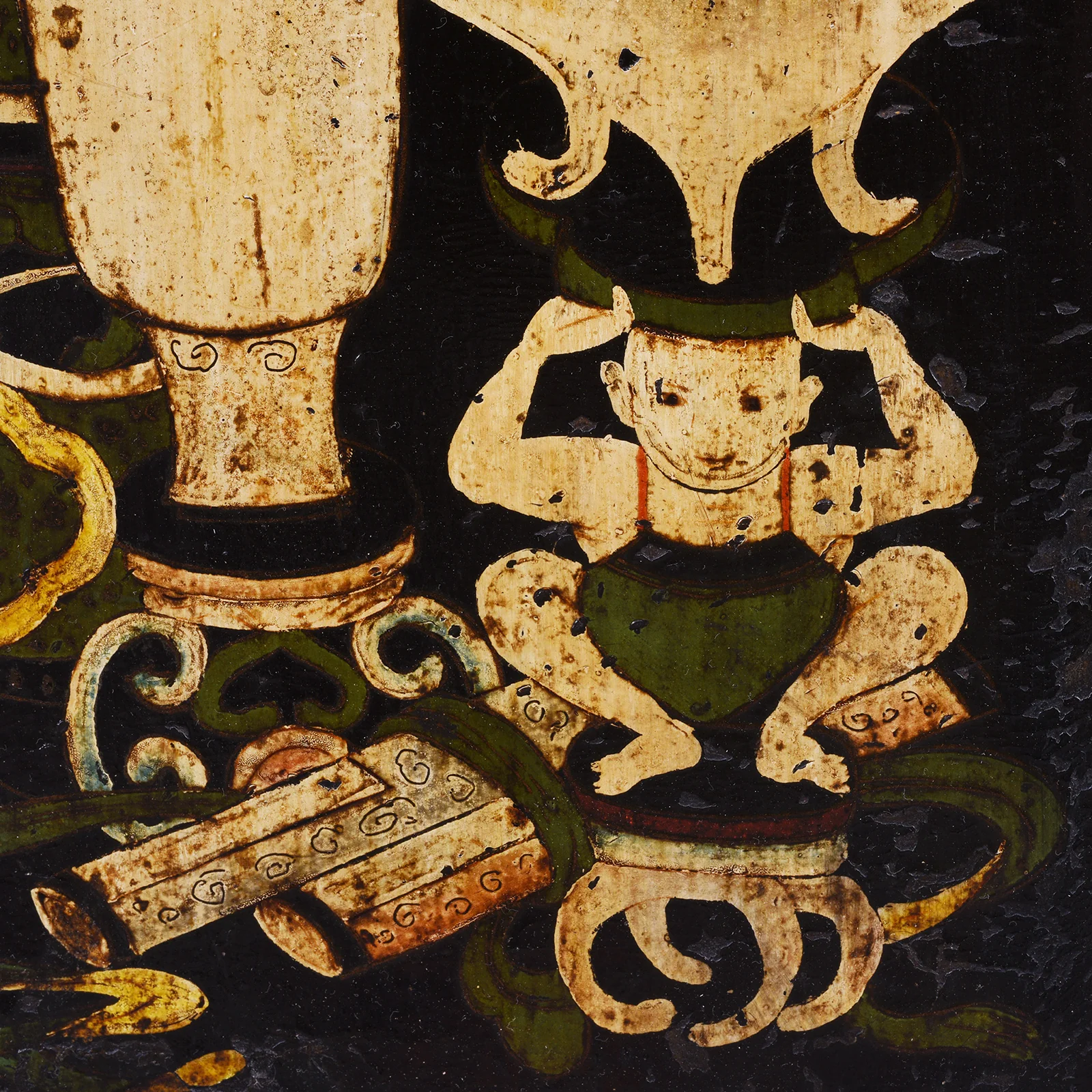 Black Lacquered Sideboard From Shanxi - Early 19th Century - Image 10