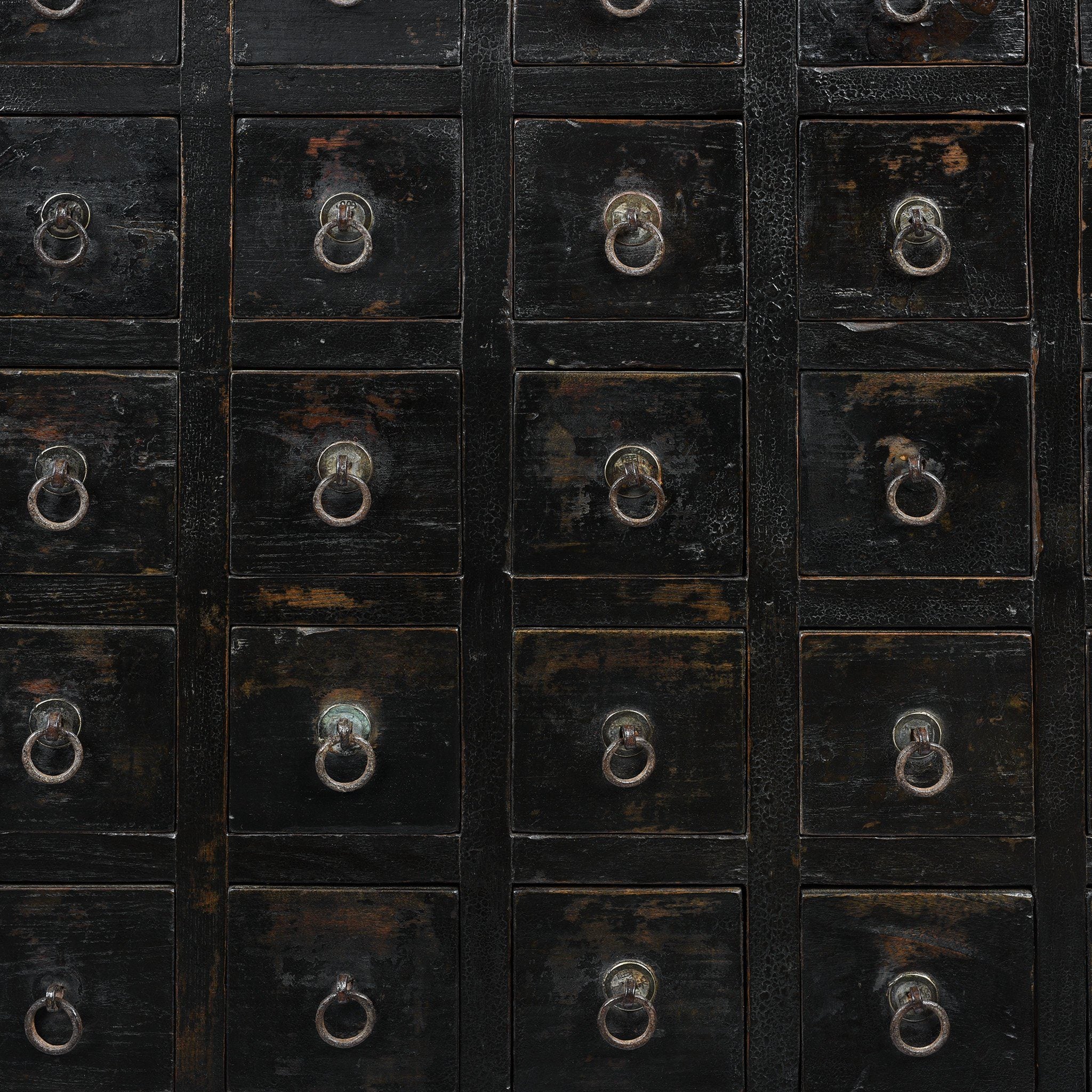 Black Painted Apothecary Chest From Shanxi - 19thC - Image 7