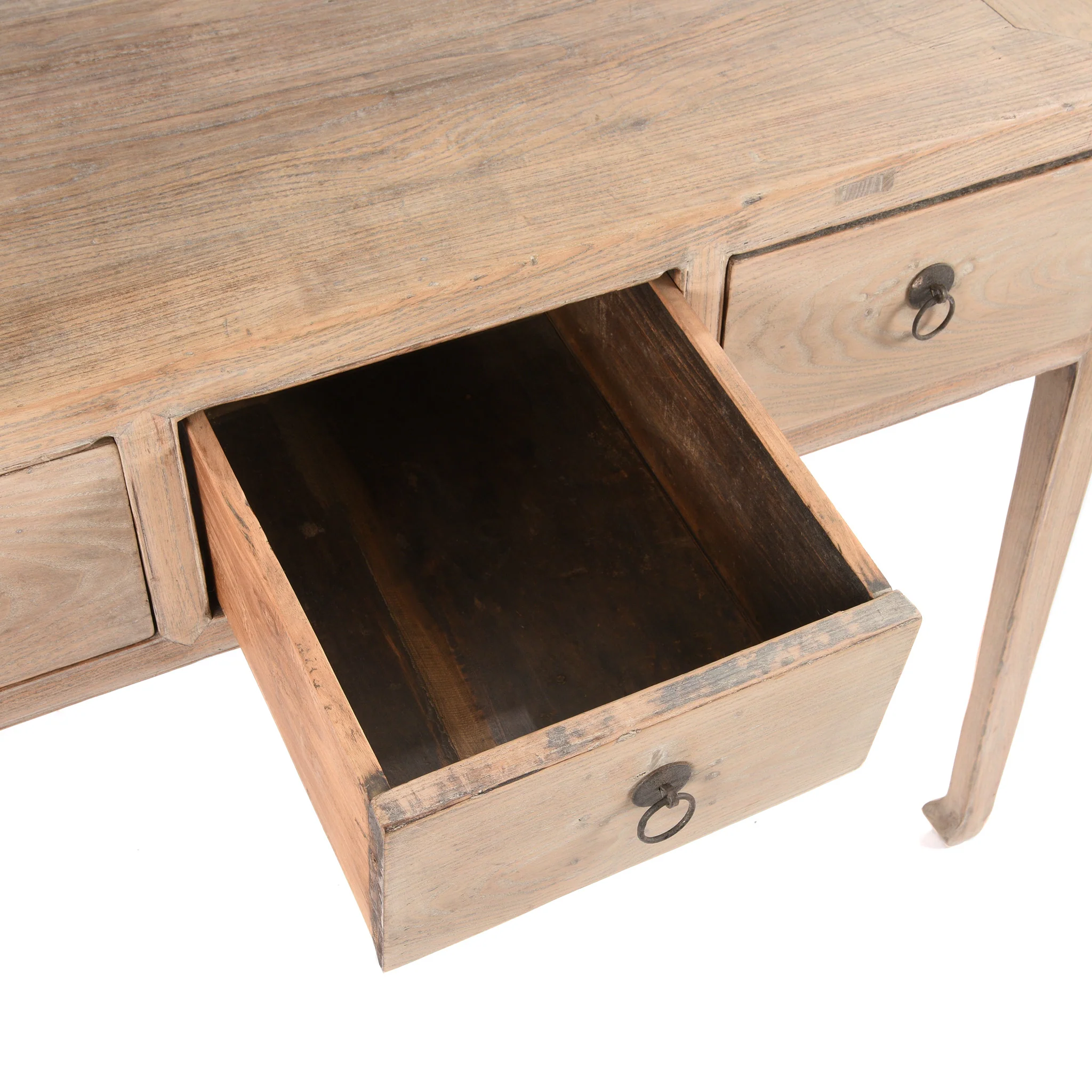 Bleached Elm Console Table From Shanxi - 19thC - Image 6