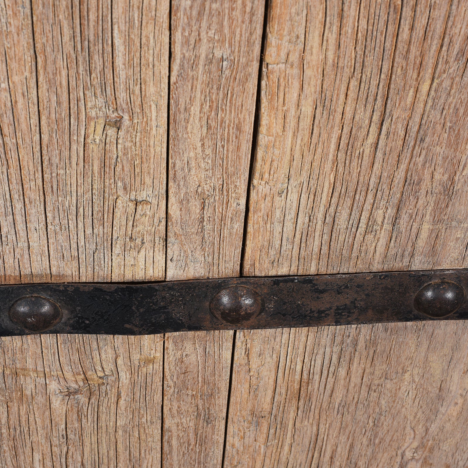 Bleached Elm Doors From Shanxi - 19th Century - Image 4
