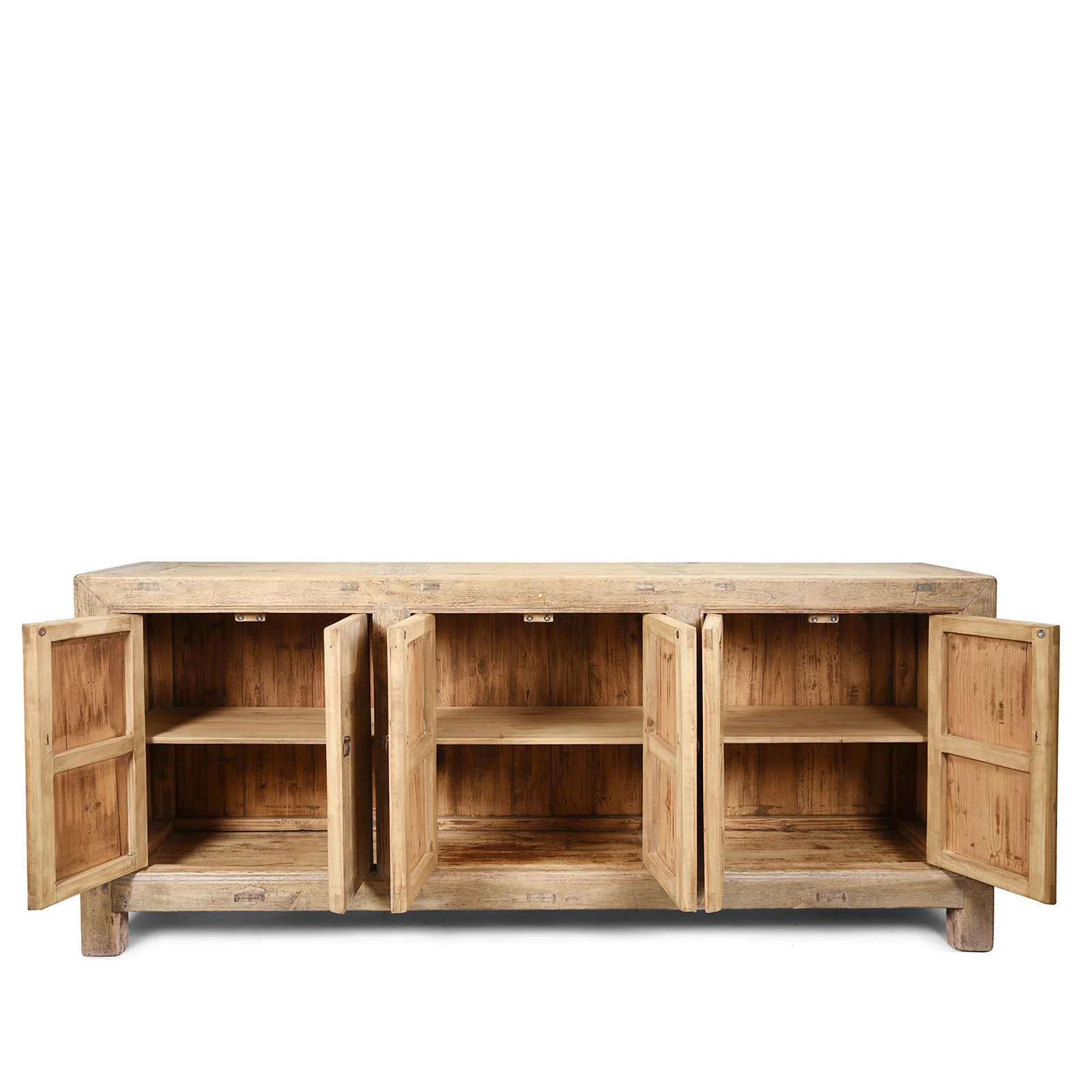 6 Door Mongolian Bleached Sideboard - Image 4