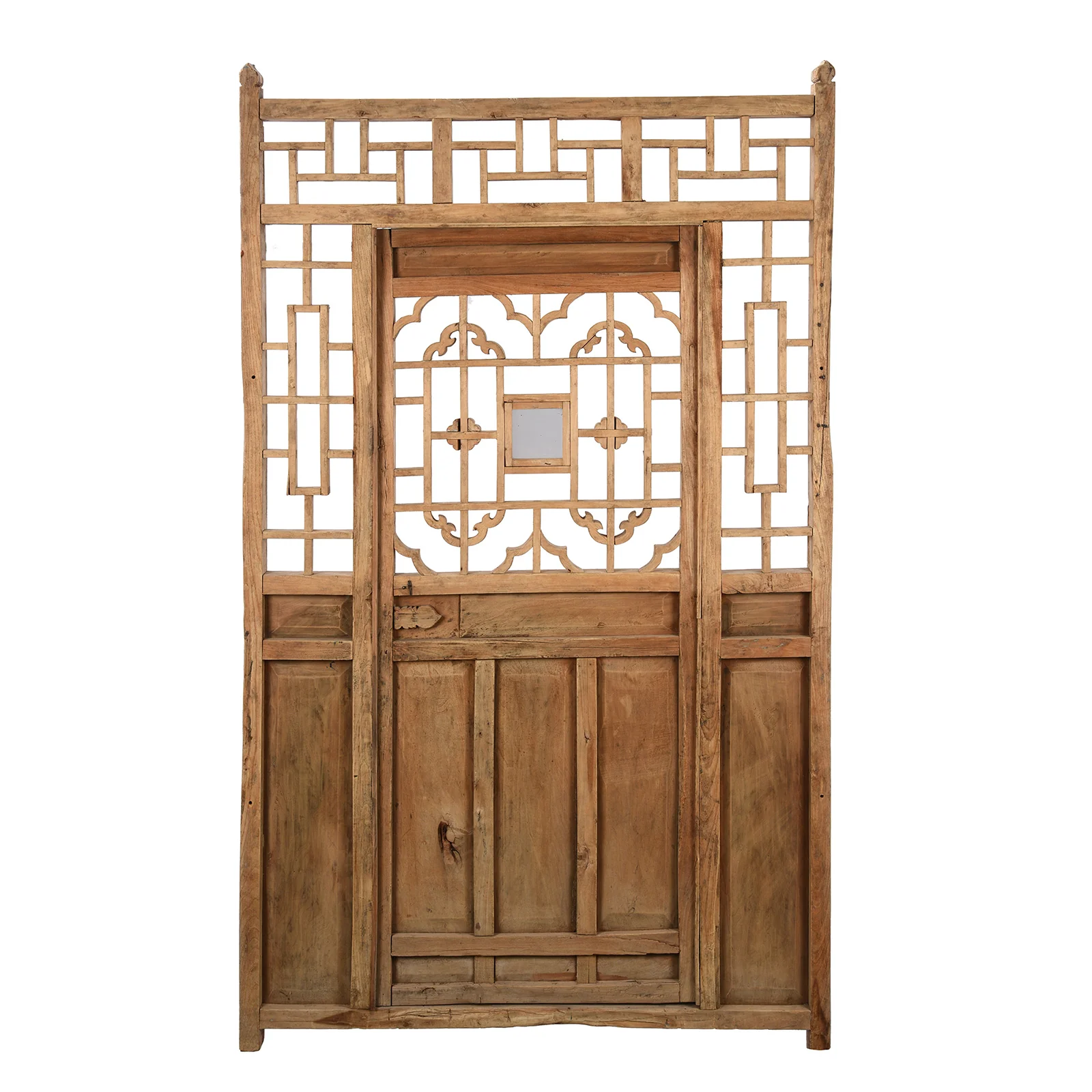 Bleached Chinese Lattice Door From Shanxi - 19th Century - Image 7