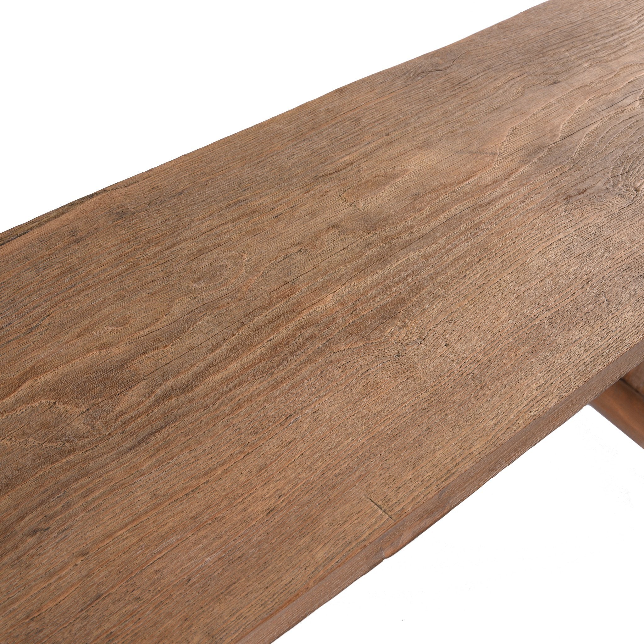 Bleached Ribbon Altar Table Made From Reclaimed Elm - Image 5