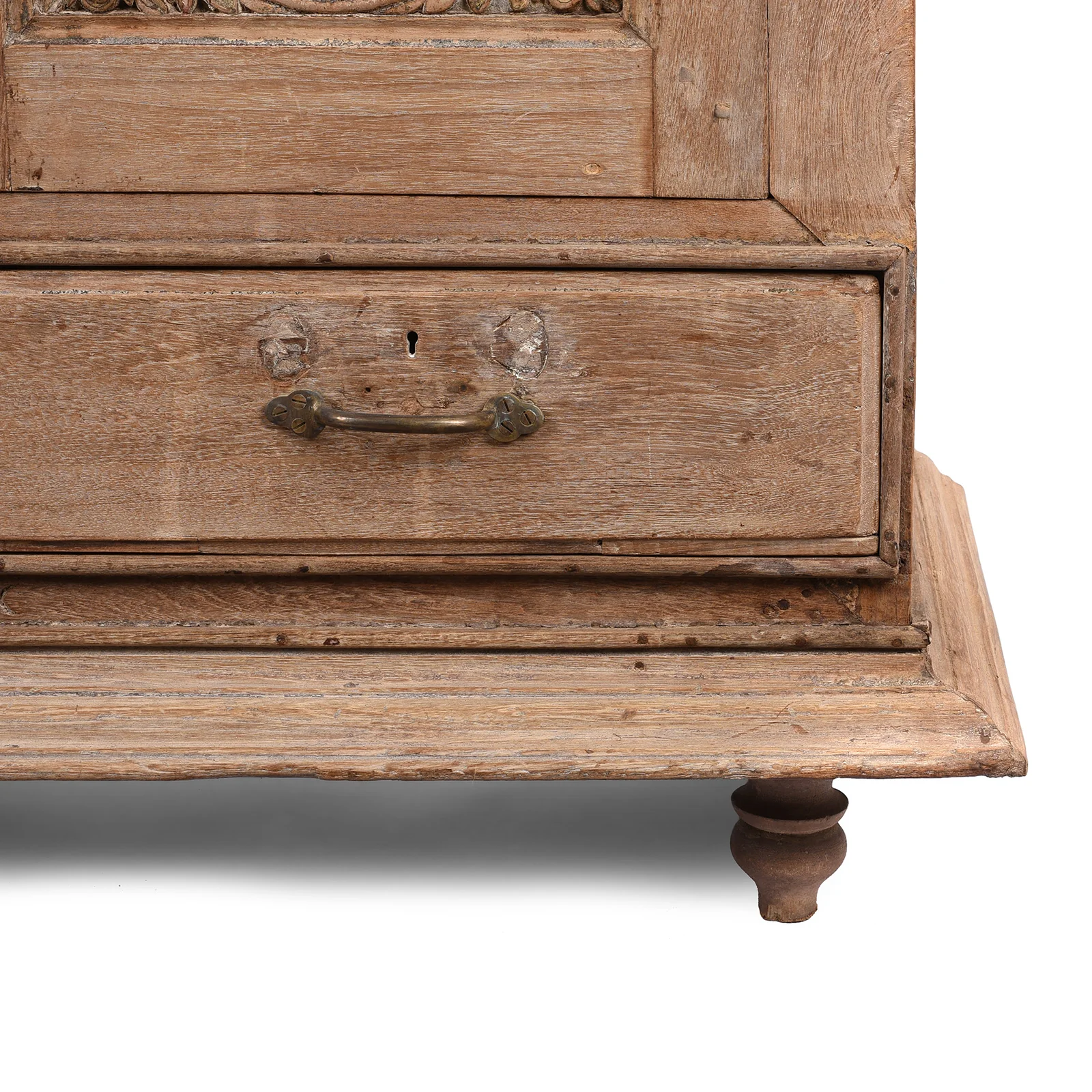 Bleached Indian Almirah Cabinet From Gujarat - 19th Century - Image 9