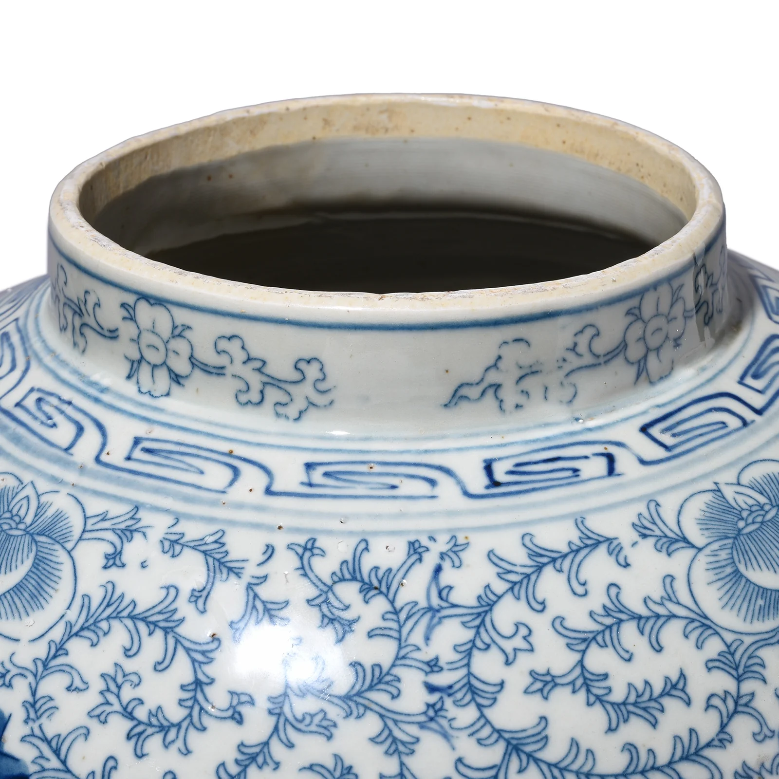 Blue & White Porcelain Temple Jar - Double Happiness Design - Image 5