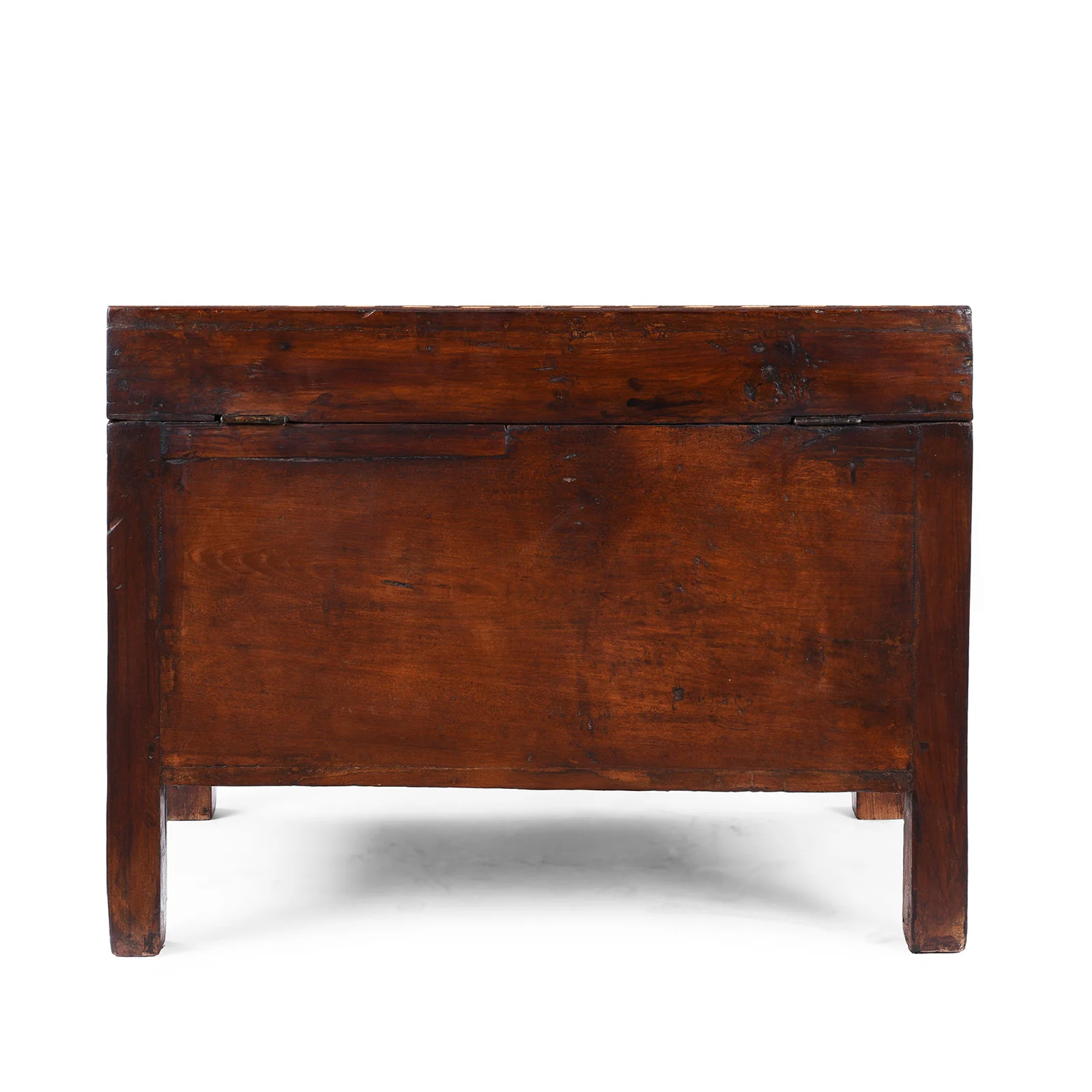 Indian Bone Inlay Teak Chest - Ca 1900 - Image 10