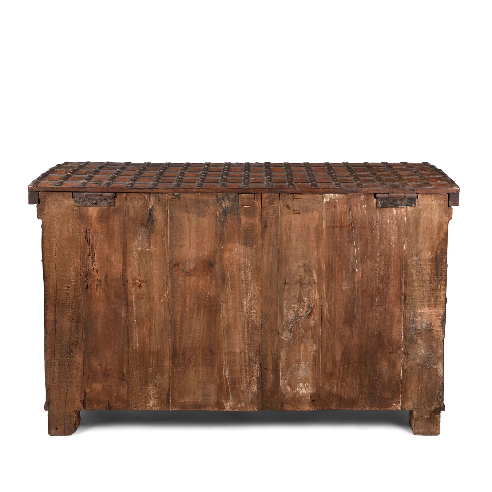 Brass Bound 'Pithara' Console Chest From Gujarat - 19th Century - Image 12