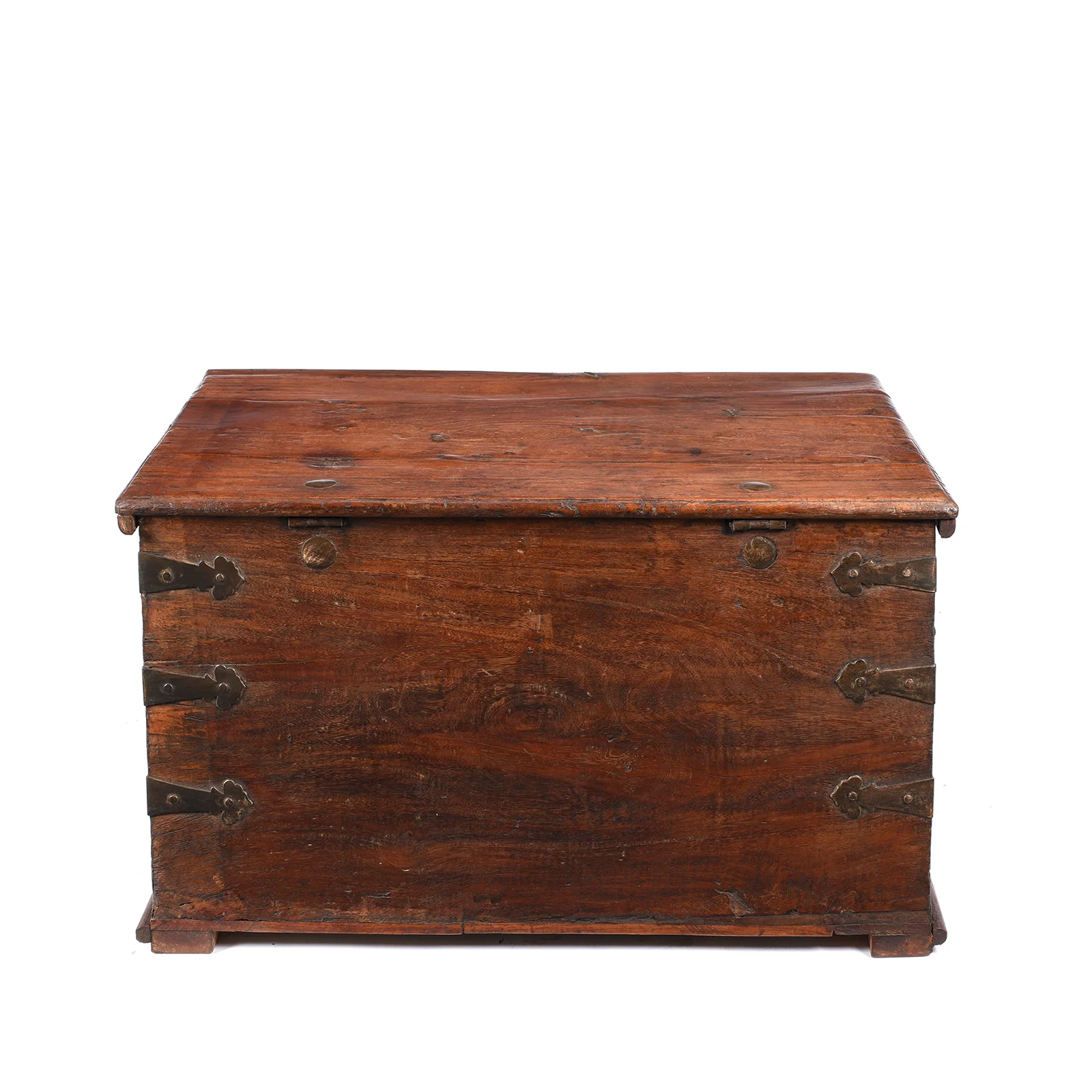 Brass Bound Jackfruit Chest From South India - 18th Century - Image 10