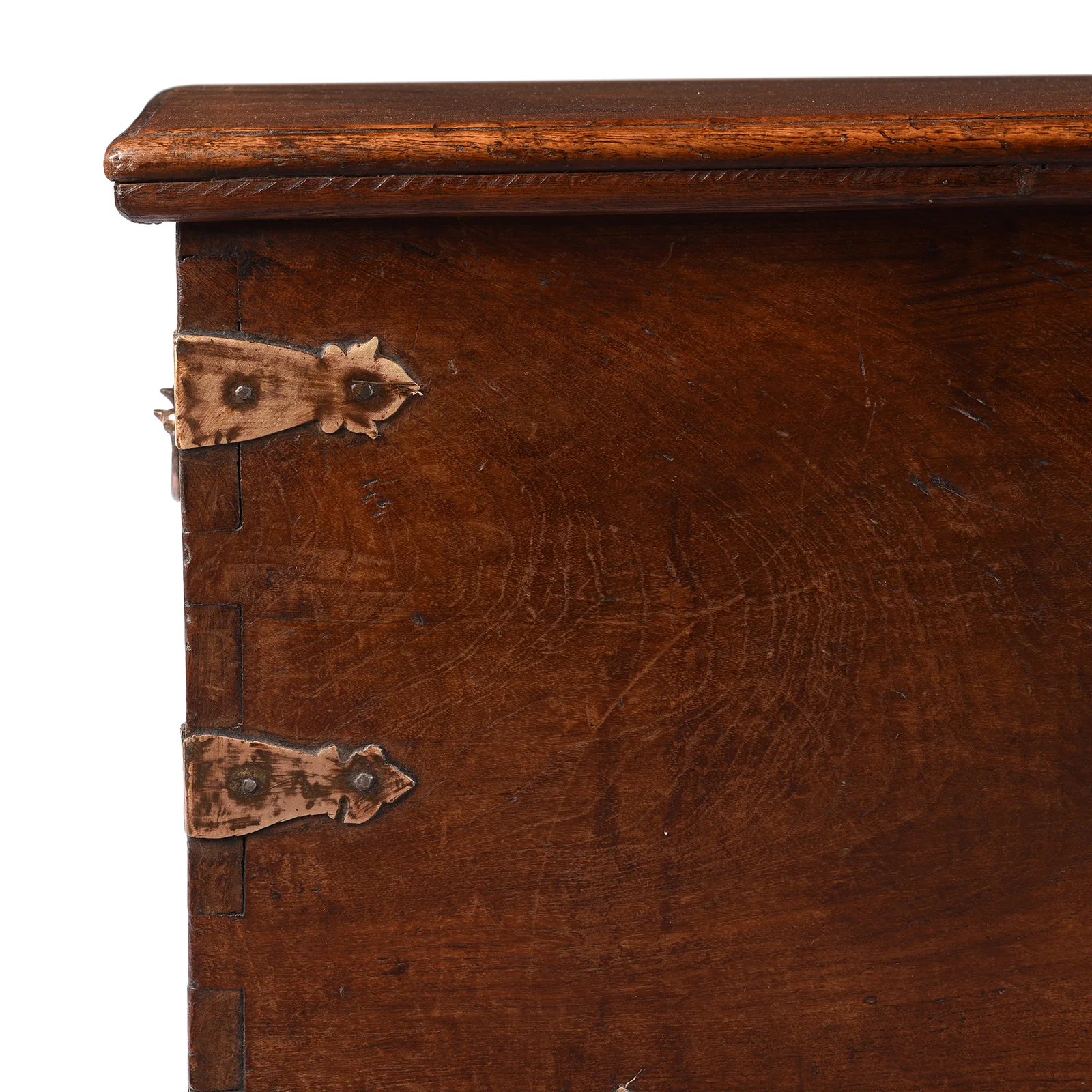 Brass Bound Anglo-Indian Chest From Rajasthan - 19th Century - Image 2