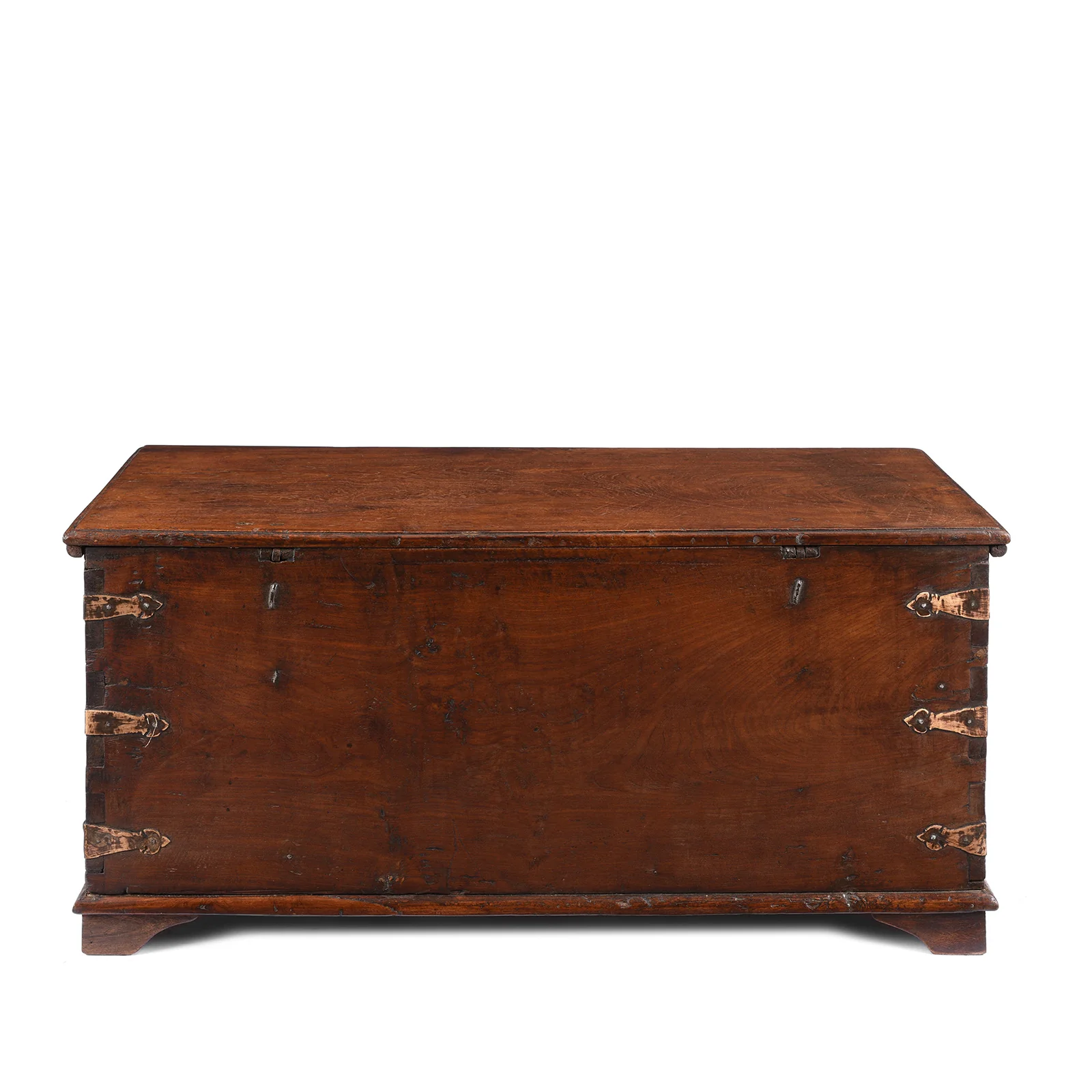 Brass Bound Anglo-Indian Chest From Rajasthan - 19th Century - Image 9