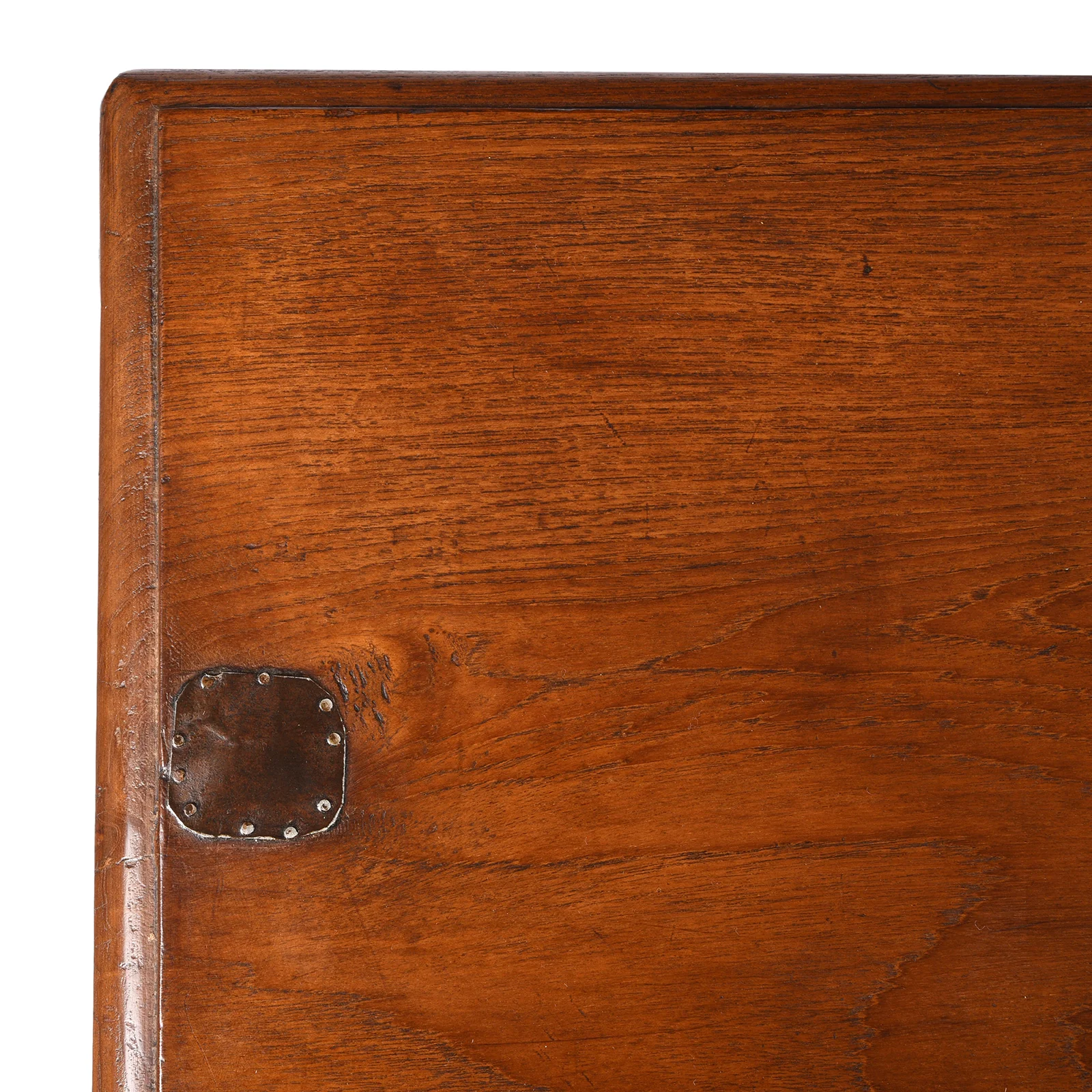 Brass Bound Teak Chest From Gujarat - 19th Century - Image 9