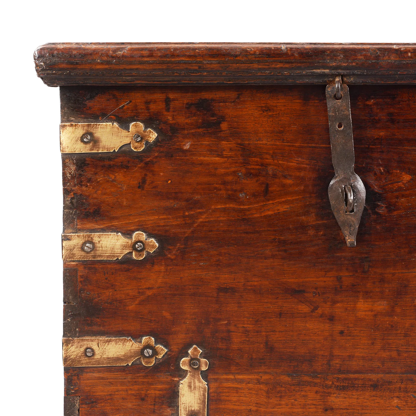 Brass Bound Military Chest From Gujarat - 19th Century - Image 3