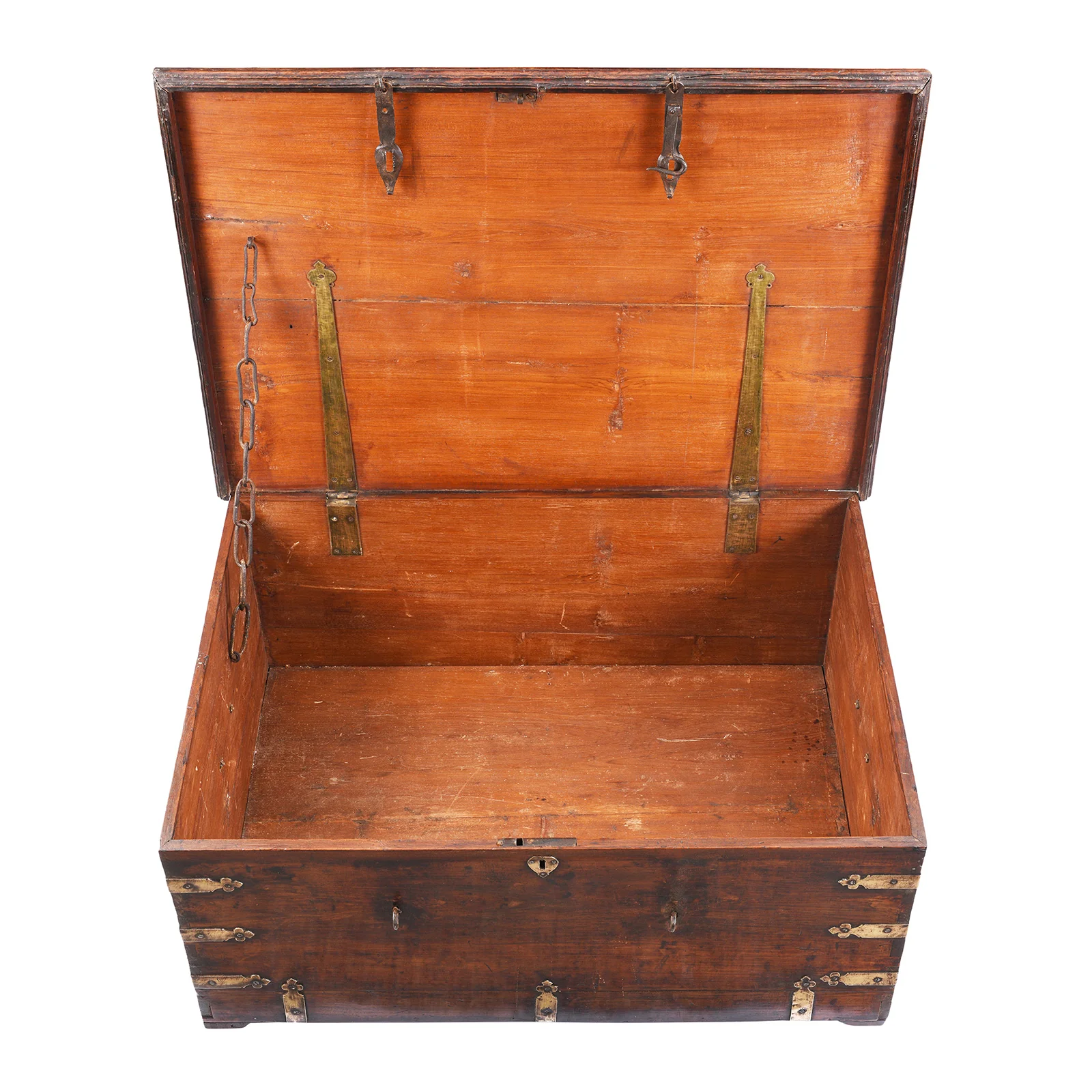 Brass Bound Military Chest From Gujarat - 19th Century - Image 5