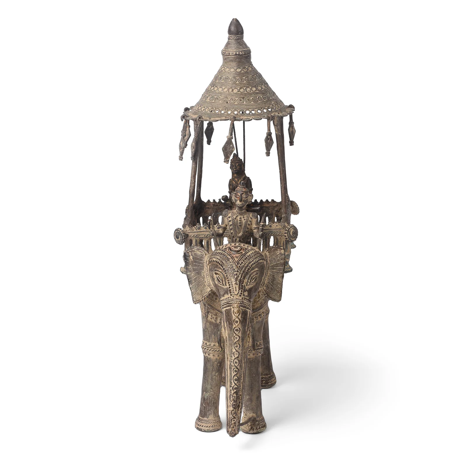 Bastar Danteshwari on an Elephant From Chhattisgarh - Ca 1910 - Image 6