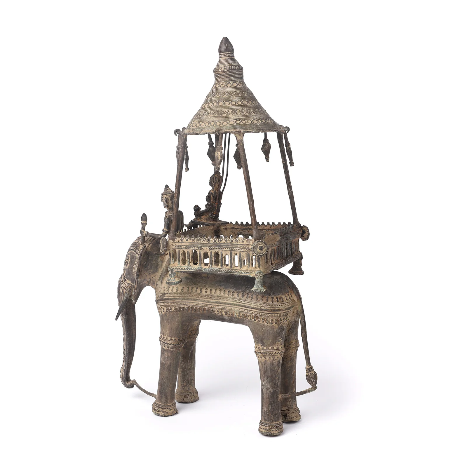 Bastar Danteshwari on an Elephant From Chhattisgarh - Ca 1910 - Image 7