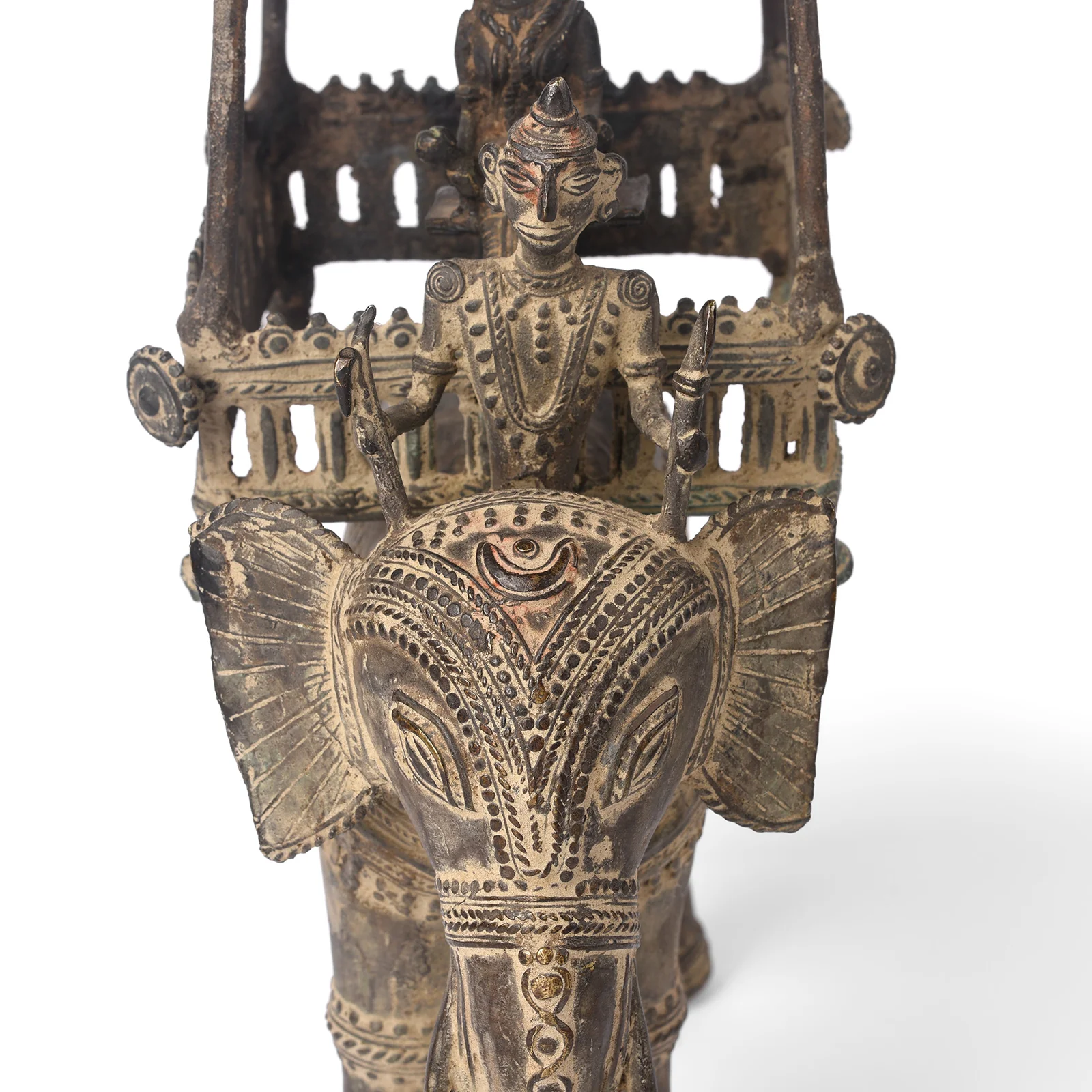 Bastar Danteshwari on an Elephant From Chhattisgarh - Ca 1910 - Image 8