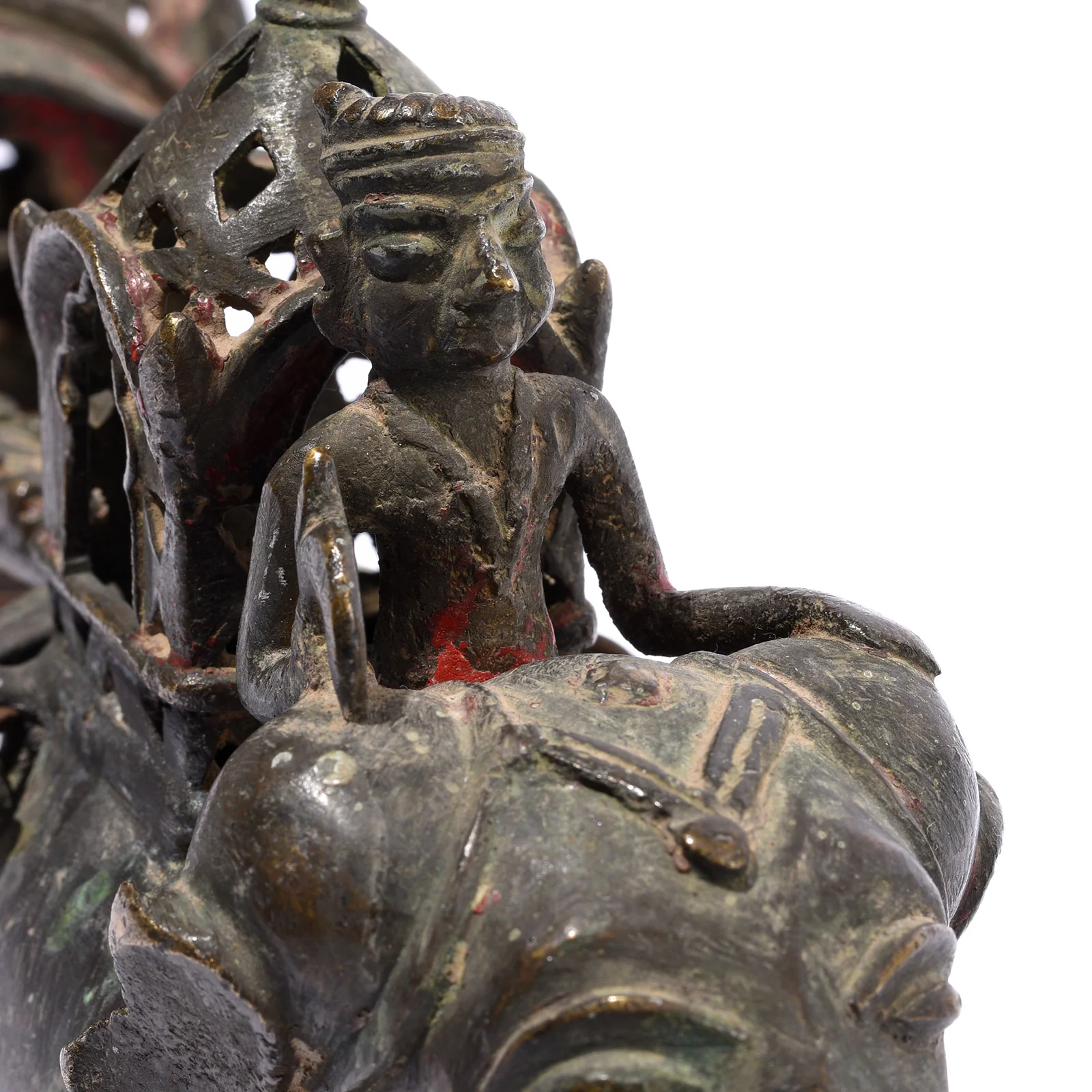 Brass Elephant Chariot Temple Toy From Andhra Pradesh - Late 19th Century - Image 6