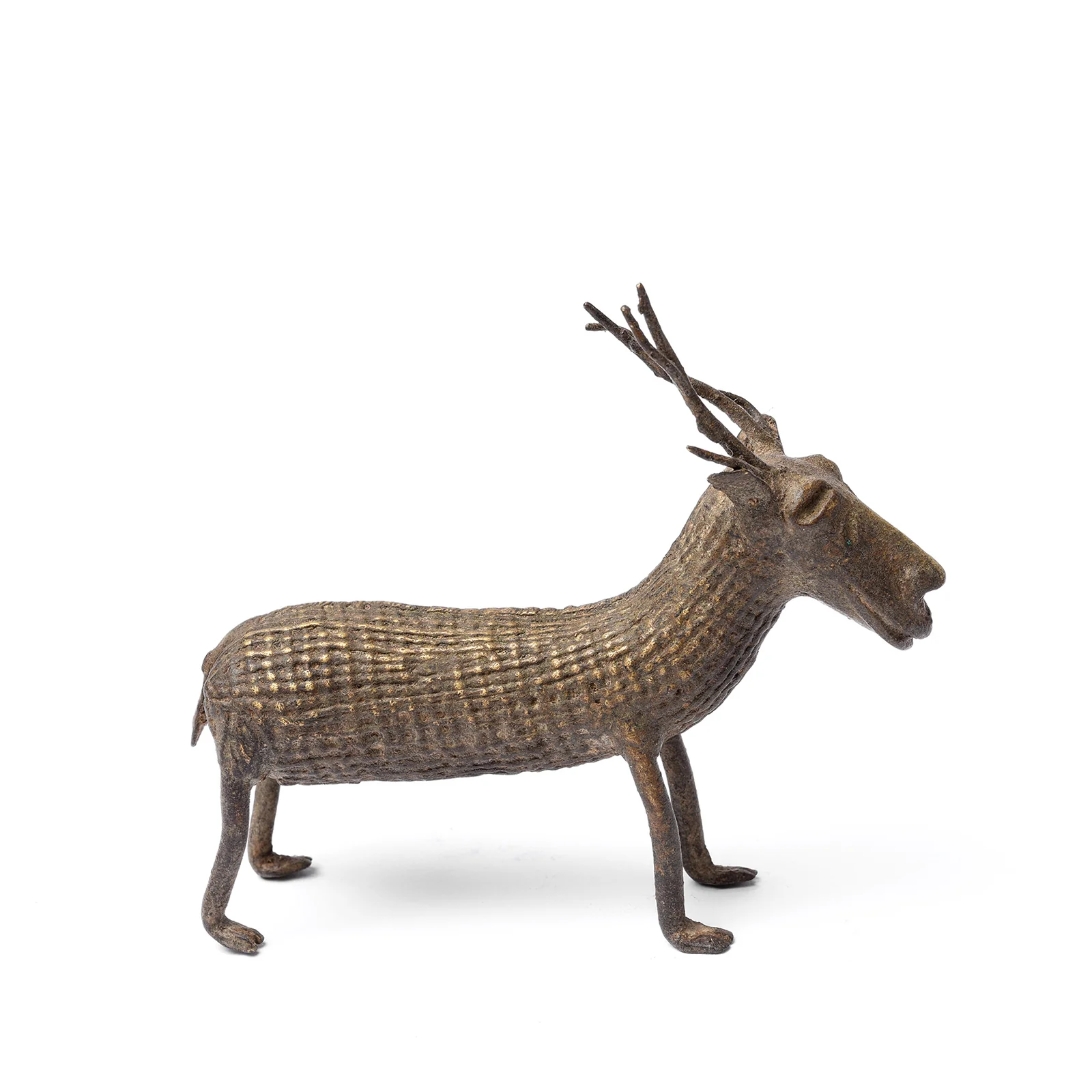 Bronze Dhokra Kondh Deer From Orissa - 19th Century - Image 4