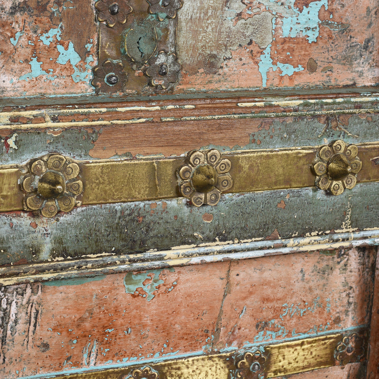 Brass Studded Door & Frame From Kutch - 19th Century - Image 6