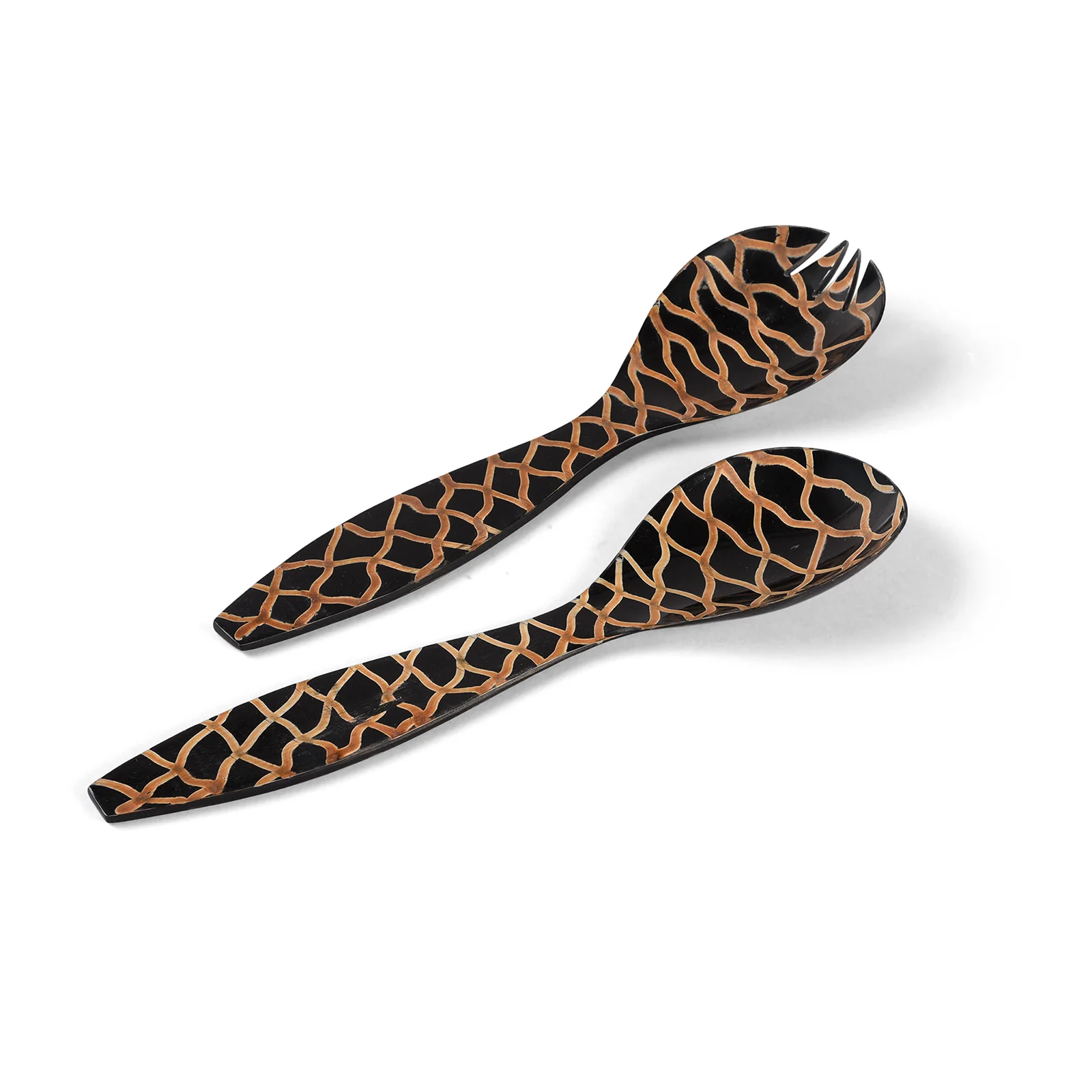 Buffalo Horn Salad Servers - Image 5