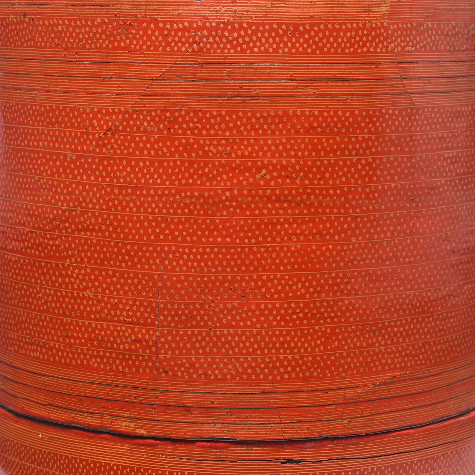 Burmese Red Lacquer Betel Box - Ca 1910 - Image 4