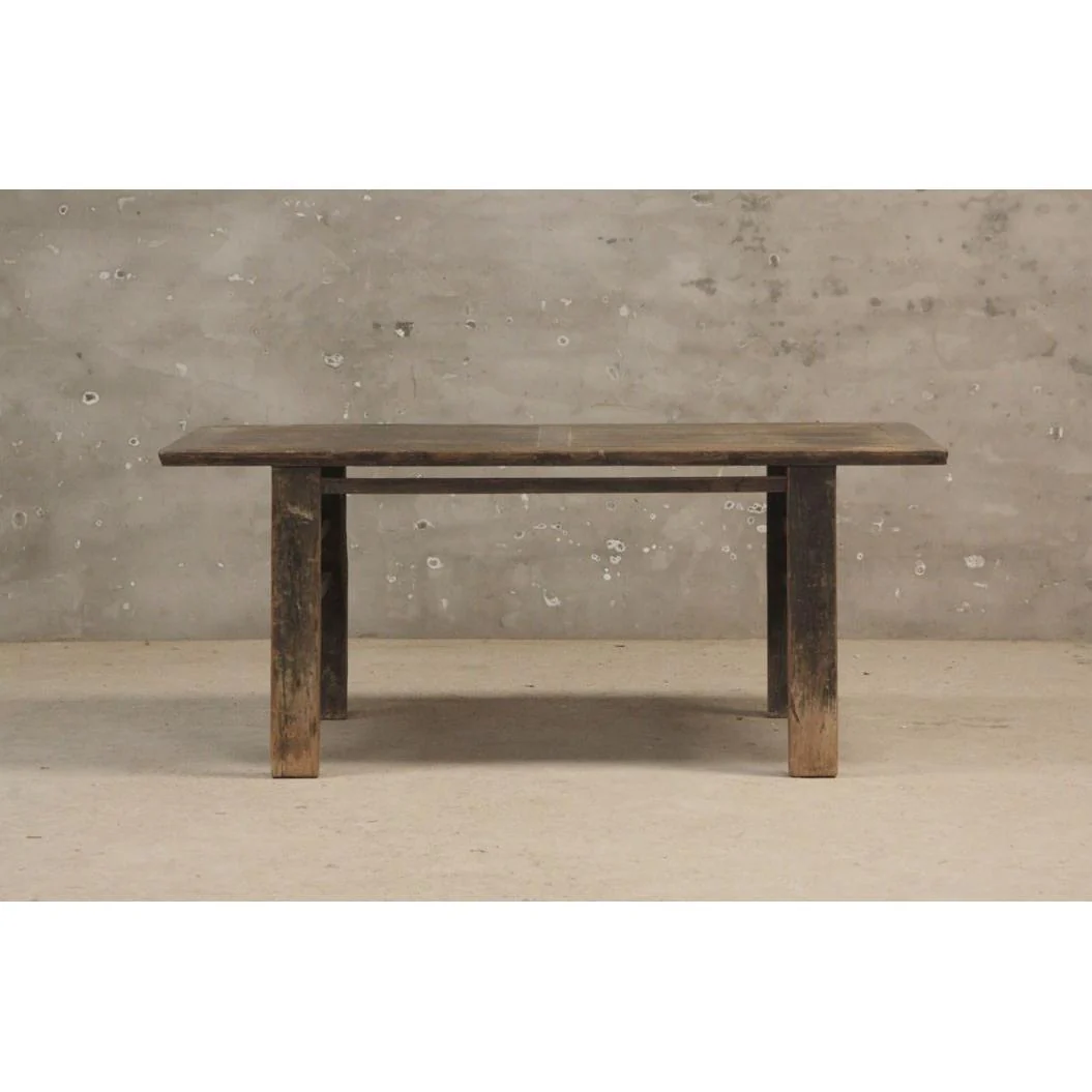 Chinese Farmhouse 6 Seater Kitchen Table - 19thC - Image 3