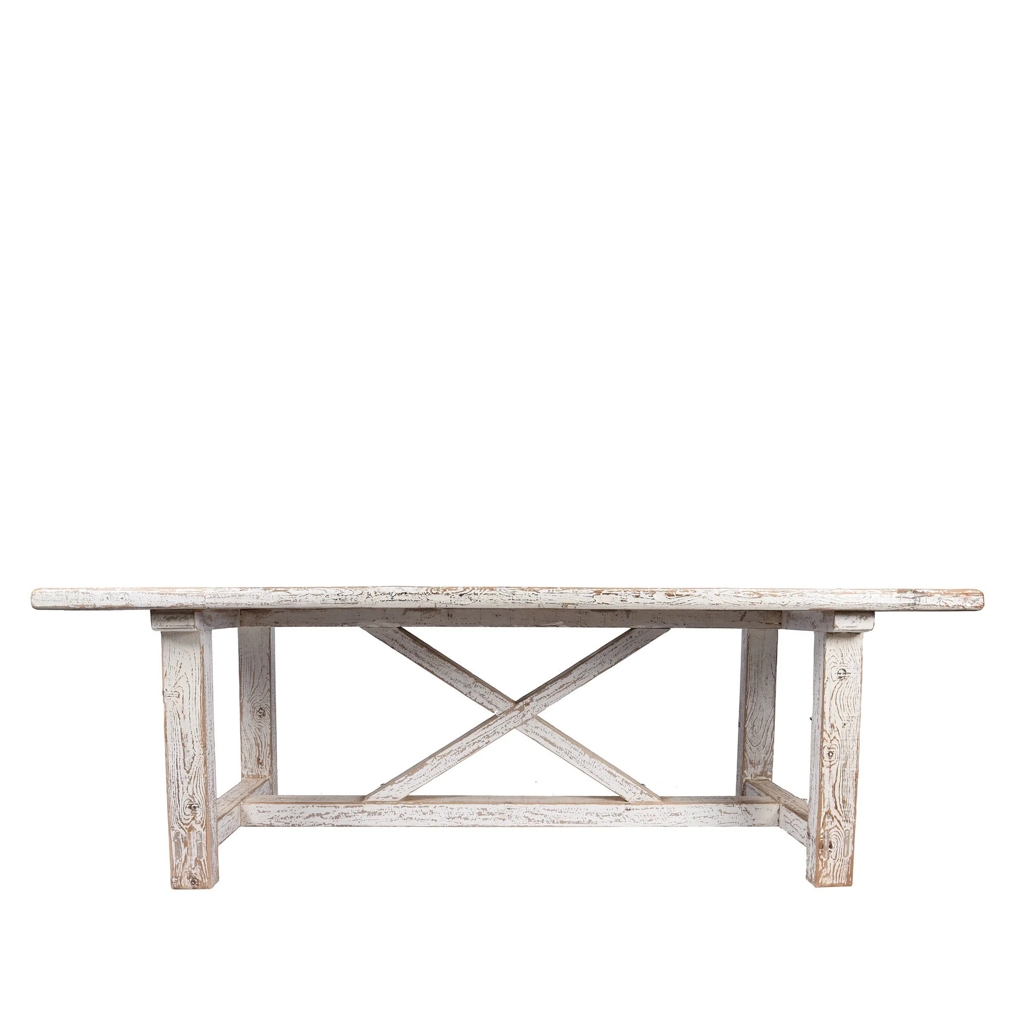White Painted Dining Table - Image 2