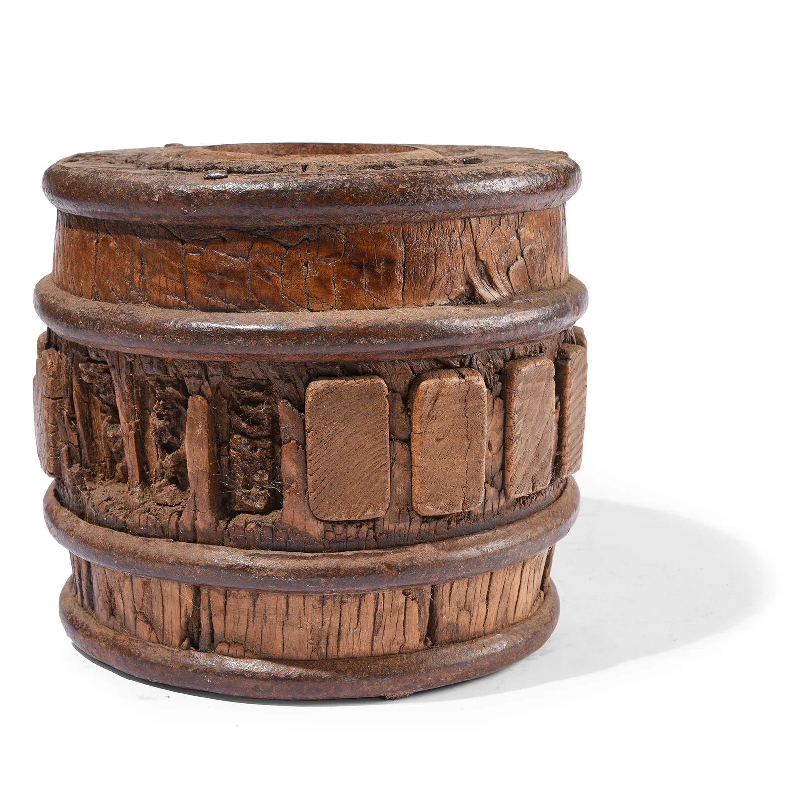 Old Wheel Hub From Shandong Province - 19th Century - Image 5