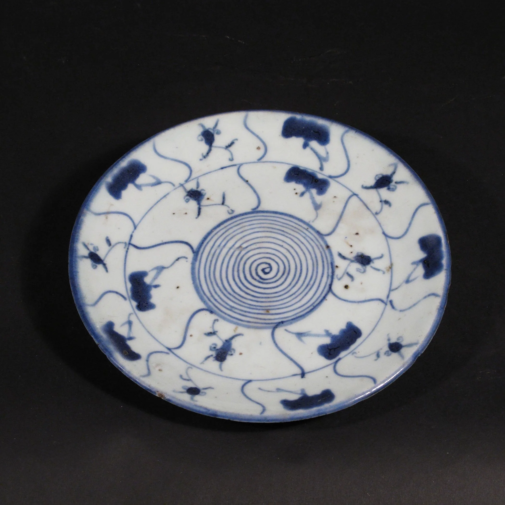 Blue & White Porcelain Plate - 19thC - Image 2