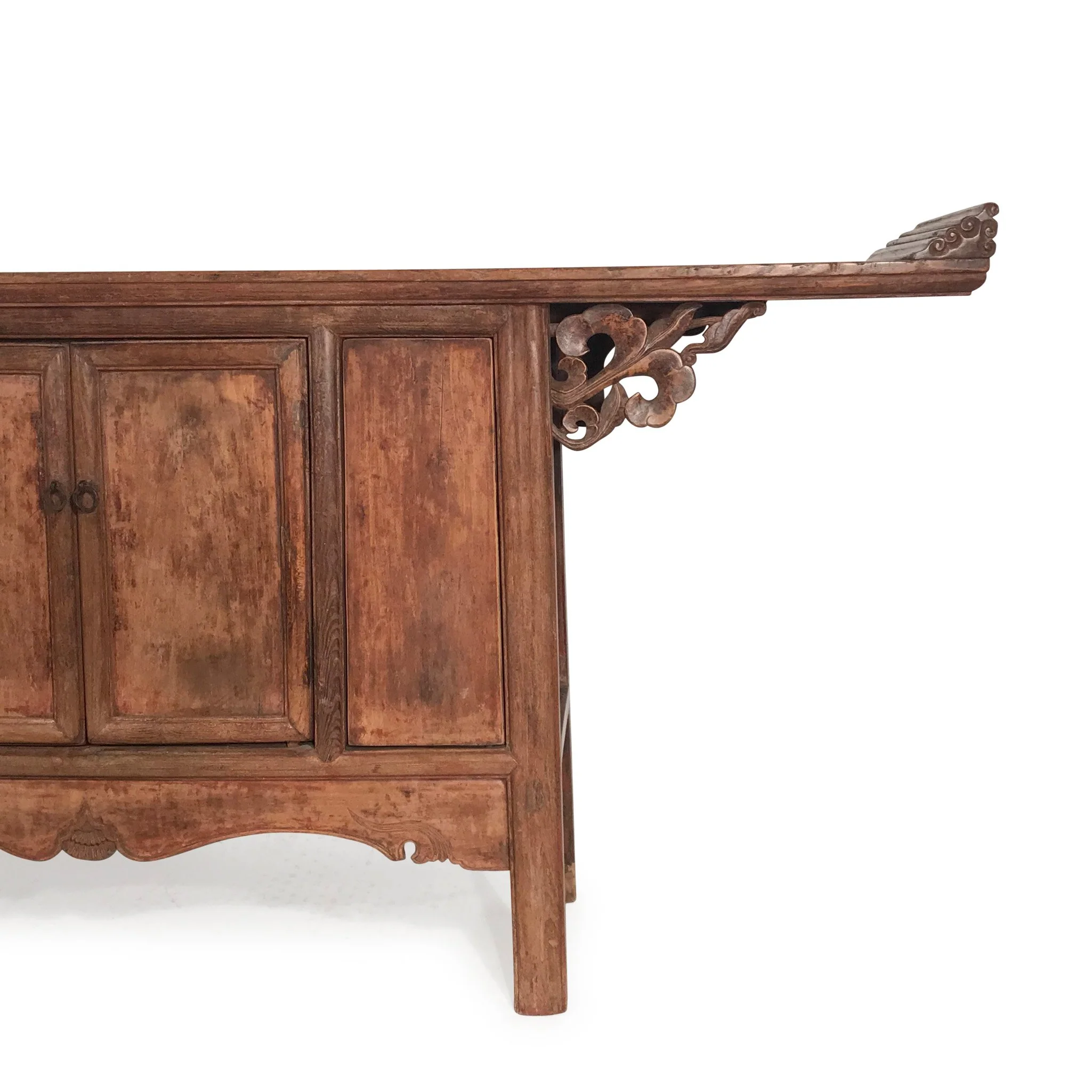 Unusual Console Altar Cabinet From Shanxi - Early 19thC - Image 5