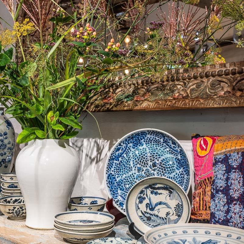 Blue & White Porcelain Bowl - Image 2