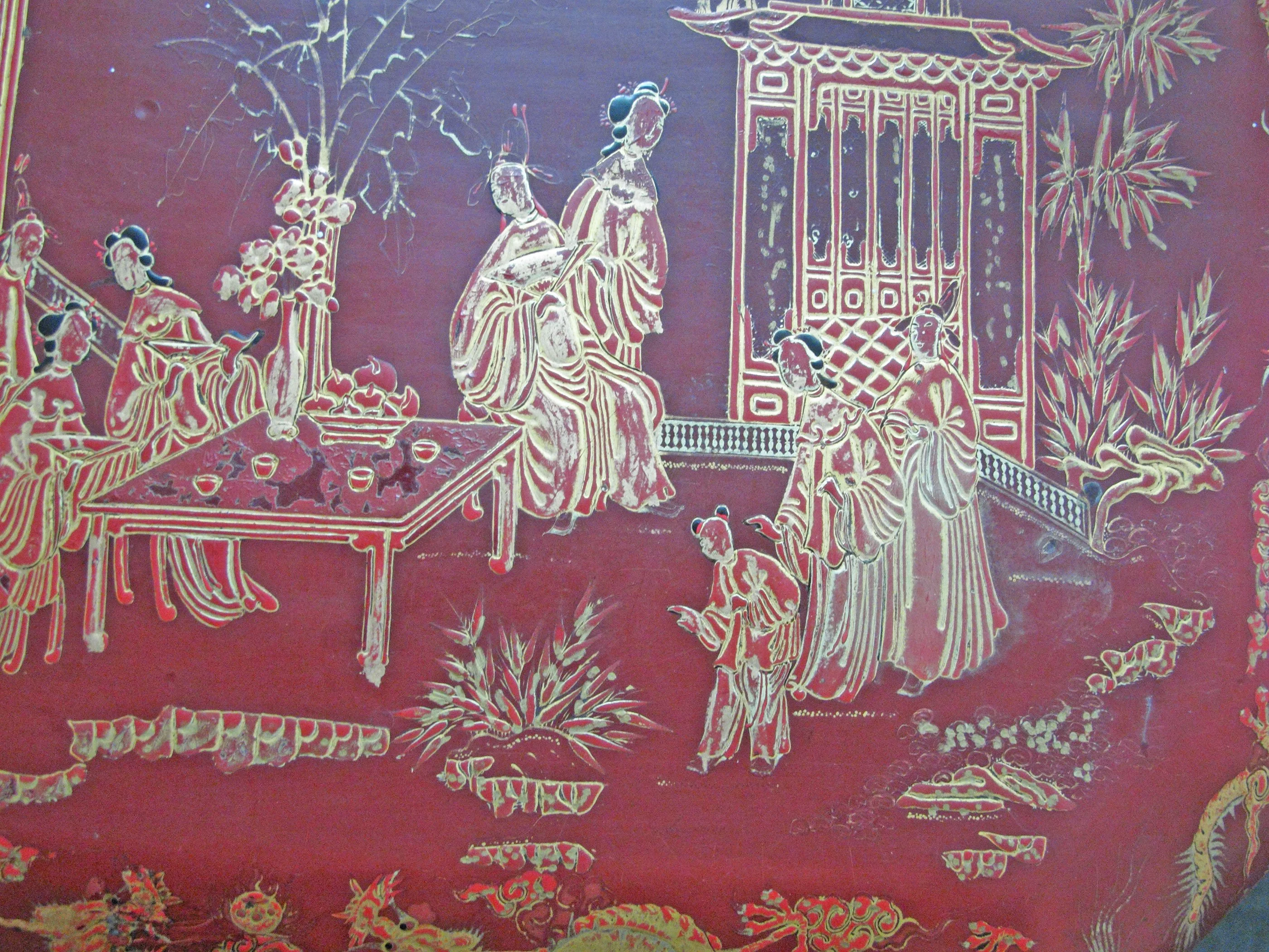 Chinese Export Red Lacquer Box - 19thC - Image 3