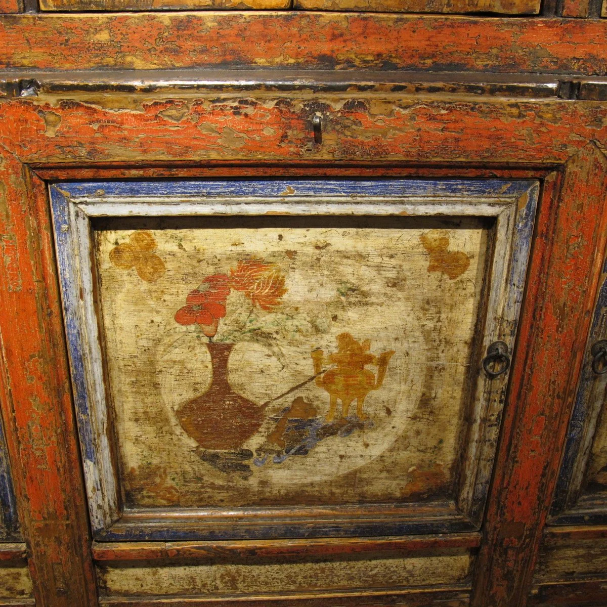 Painted Tibetan Cabinet from 19th century Qinghai - Image 5